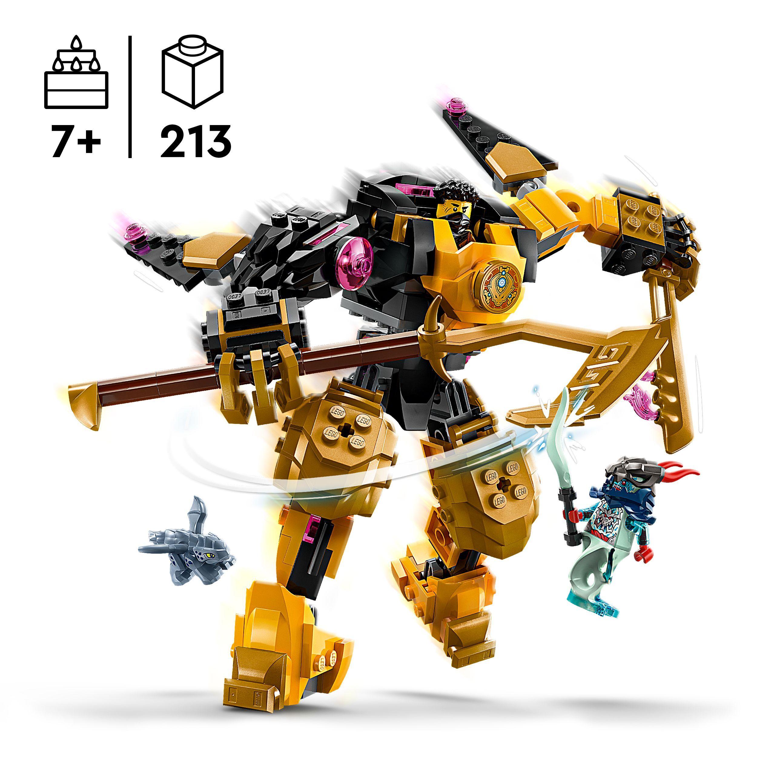 Voir la diapositive 3 : LEGO NINJAGO 71839 Le Robot de Spinjitzu d’Arin - Jouet pour Garçon ou Fille dès 7 ans