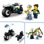 Voir la diapositive 4 : LEGO City 6045 - La Course-Poursuite en moto de Police