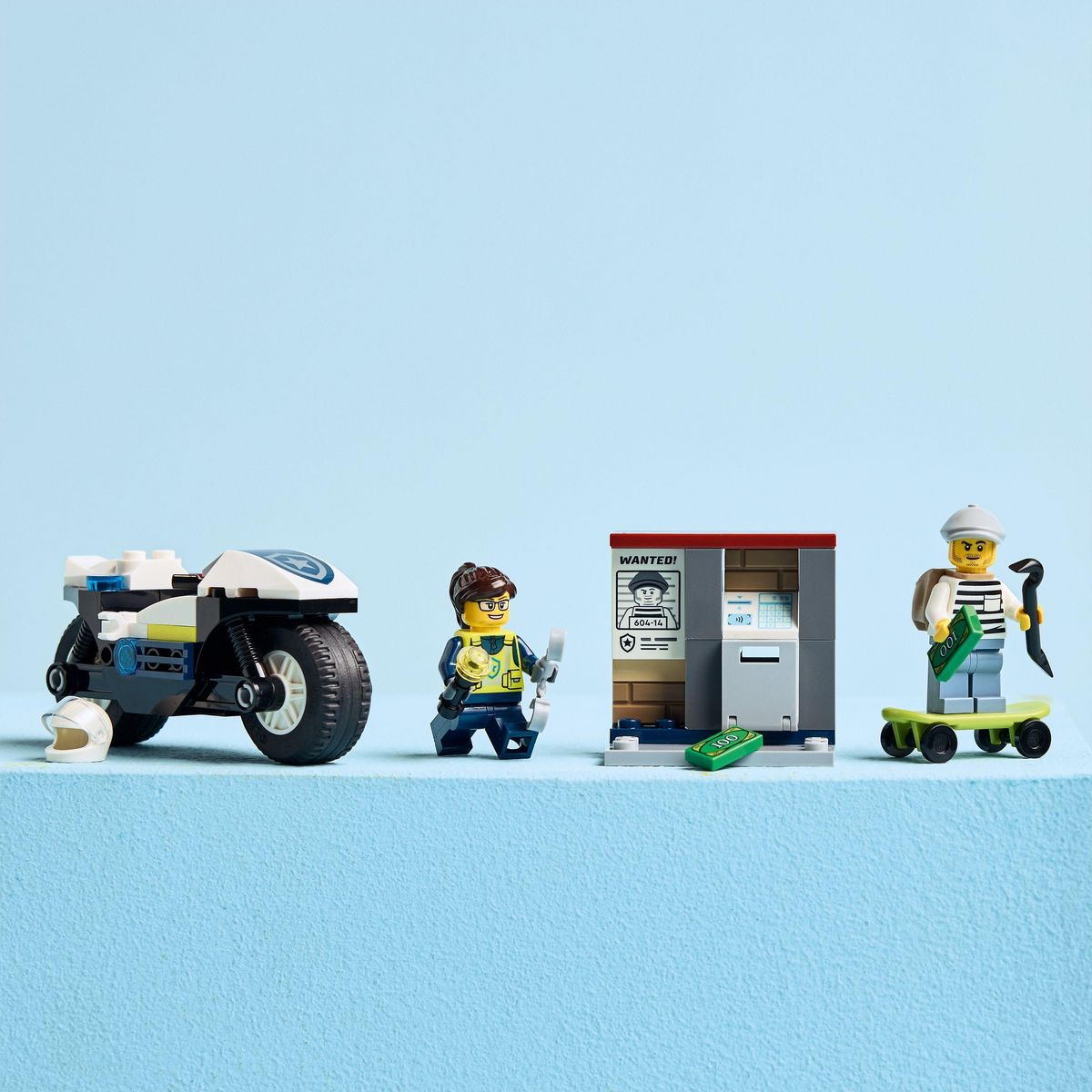 LEGO City 6045 - La Course-Poursuite en moto de Police