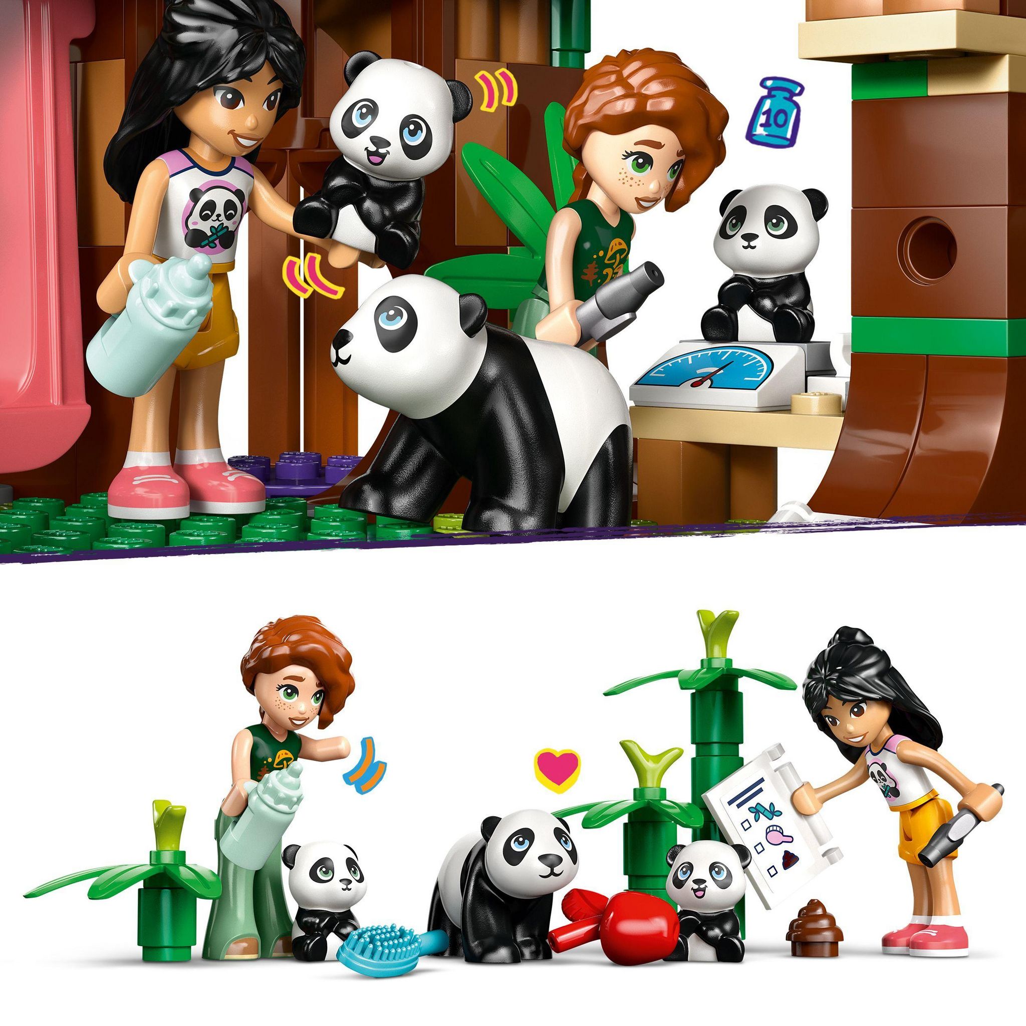 Voir la diapositive 5 : LEGO Friends 42648 - Le Sanctuaire des Pandas