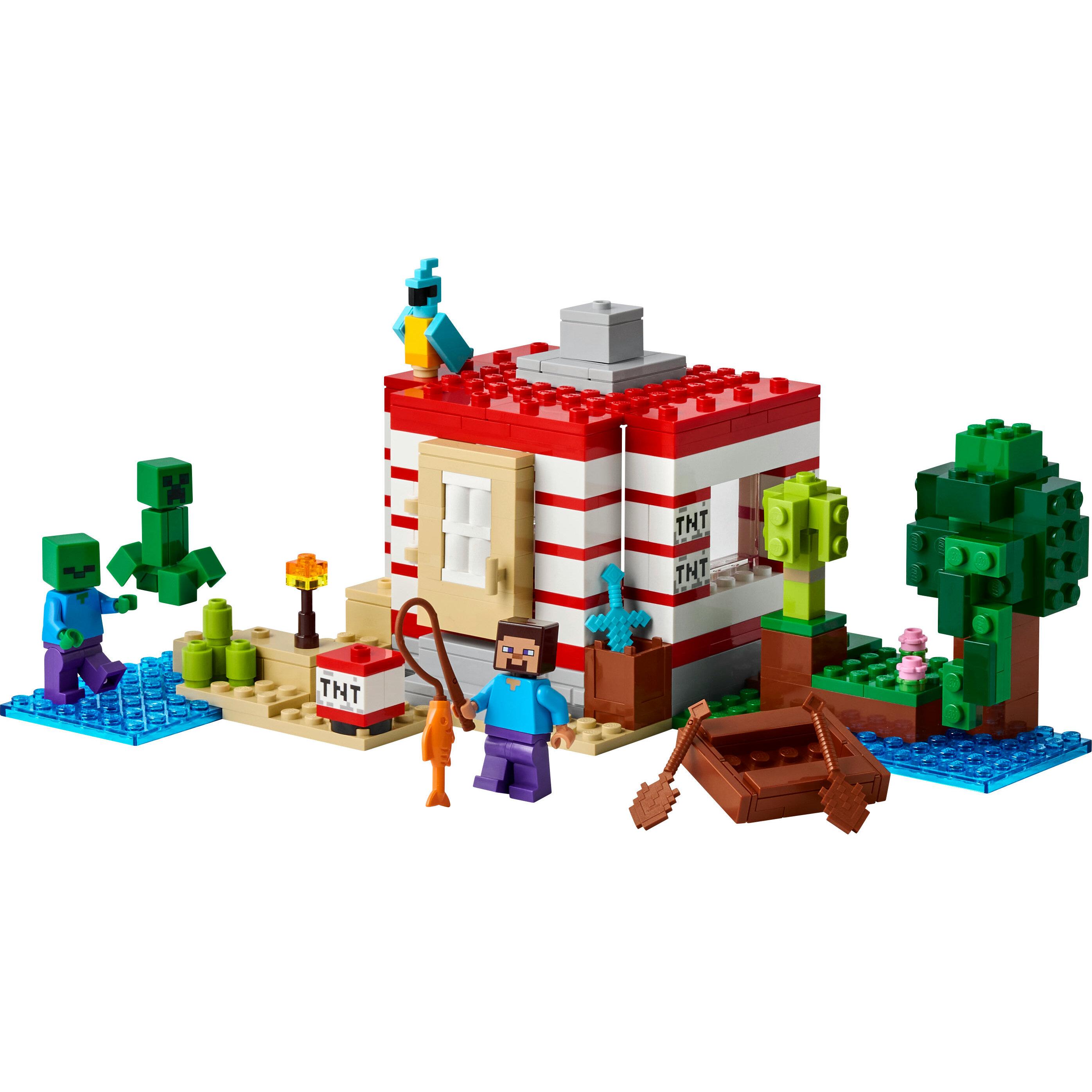 Voir la diapositive 2 : LEGO Minecraft 21275 La Maison en TNT de la Jungle - Jeu de Construction pour Fille ou Garçon 8 ans