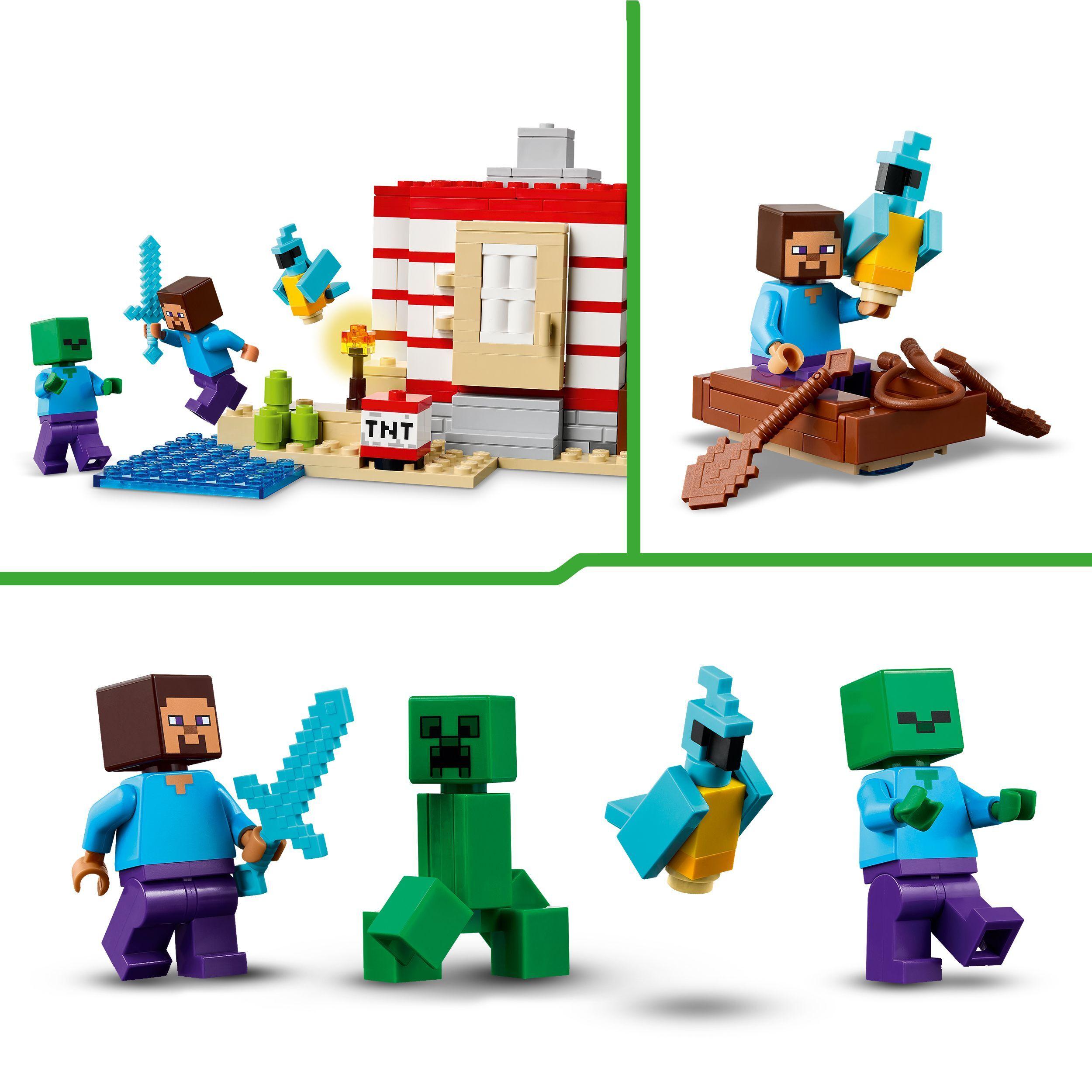 Voir la diapositive 5 : LEGO Minecraft 21275 La Maison en TNT de la Jungle - Jeu de Construction pour Fille ou Garçon 8 ans