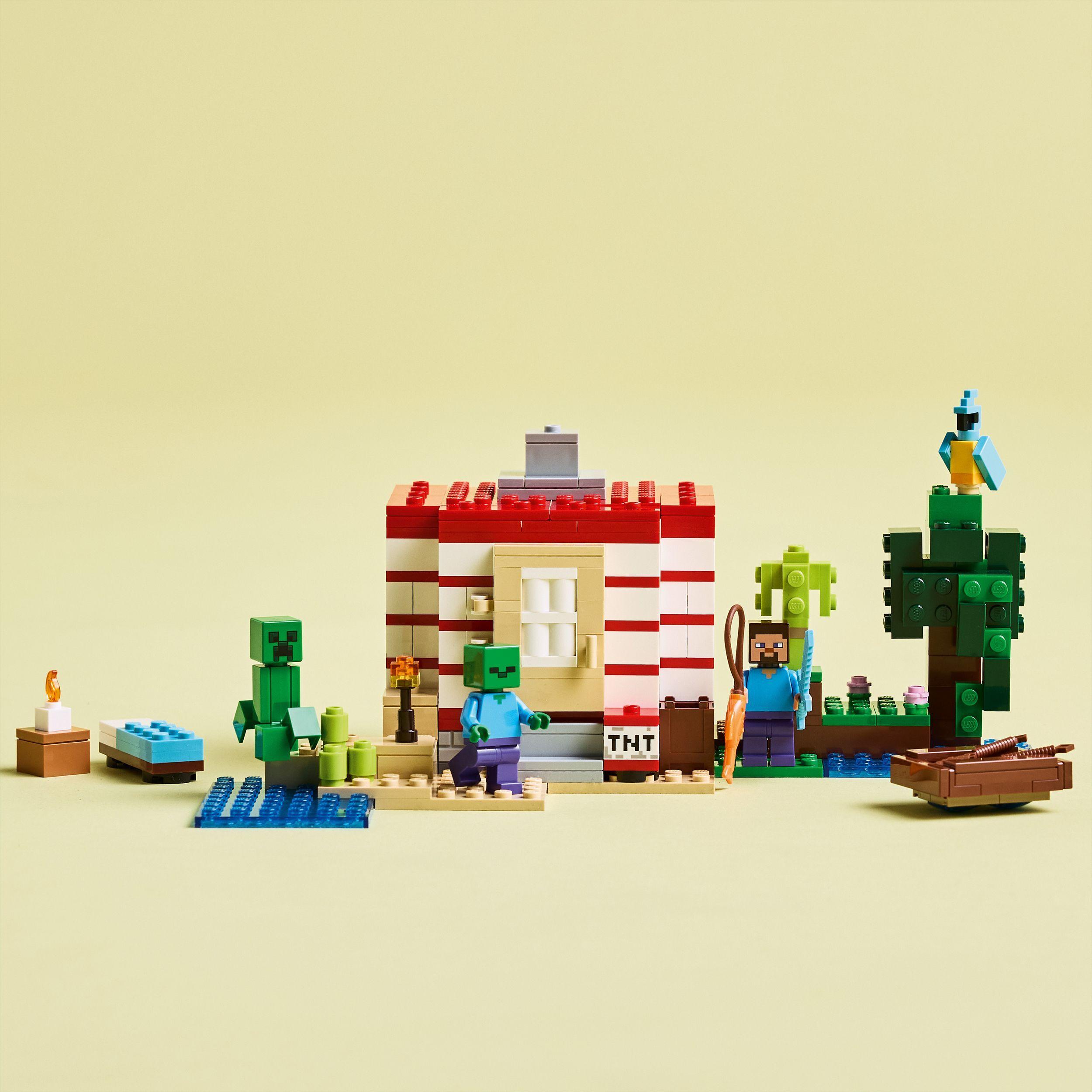 Voir la diapositive 6 : LEGO Minecraft 21275 La Maison en TNT de la Jungle - Jeu de Construction pour Fille ou Garçon 8 ans