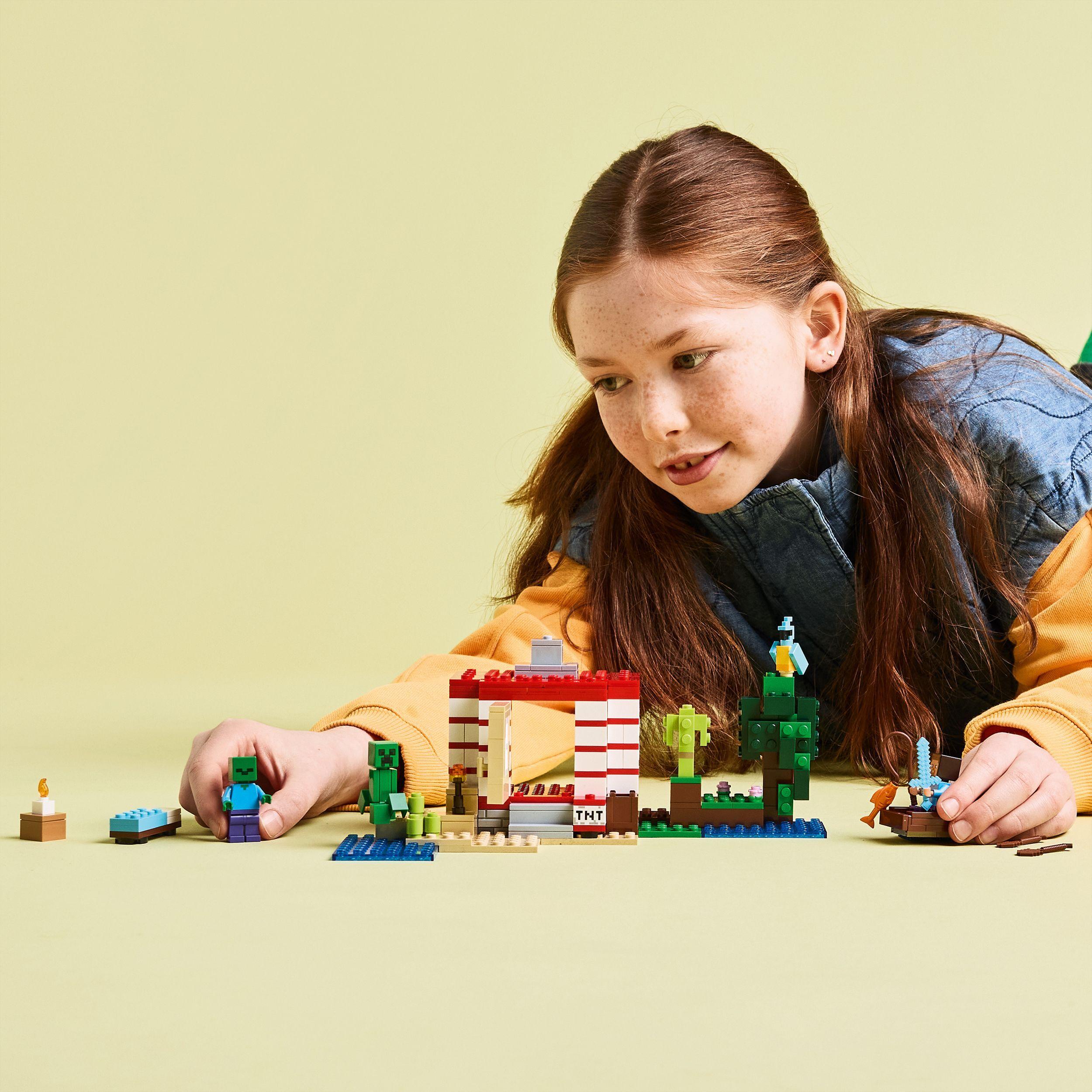 Voir la diapositive 7 : LEGO Minecraft 21275 La Maison en TNT de la Jungle - Jeu de Construction pour Fille ou Garçon 8 ans