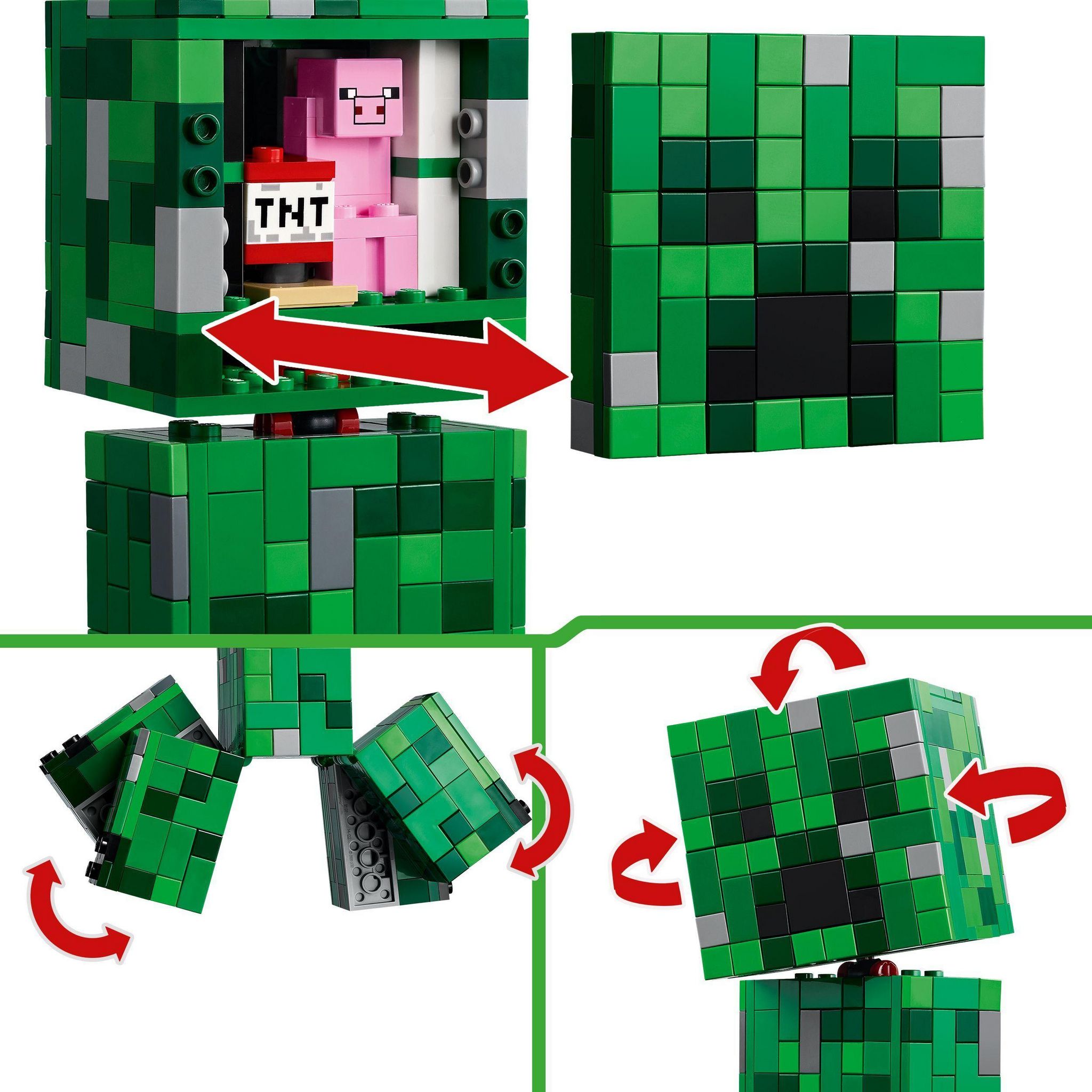 Voir la diapositive 5 : LEGO Minecraft 21276 - Le Creeper
