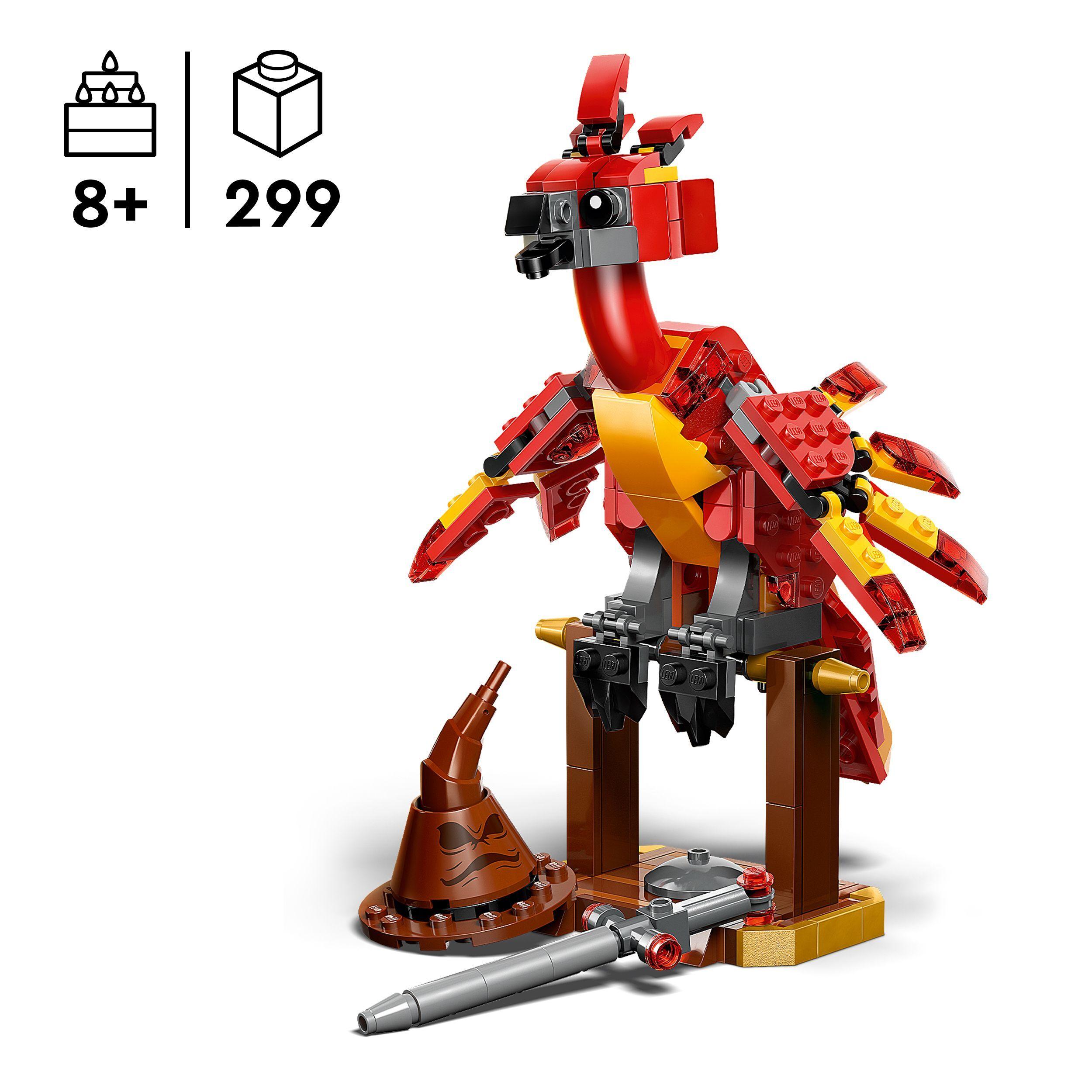 Voir la diapositive 3 : LEGO Harry Potter 76448 Fumseck : Le Phénix de Dumbledore - Jouet Fille ou Garçon 8 ans