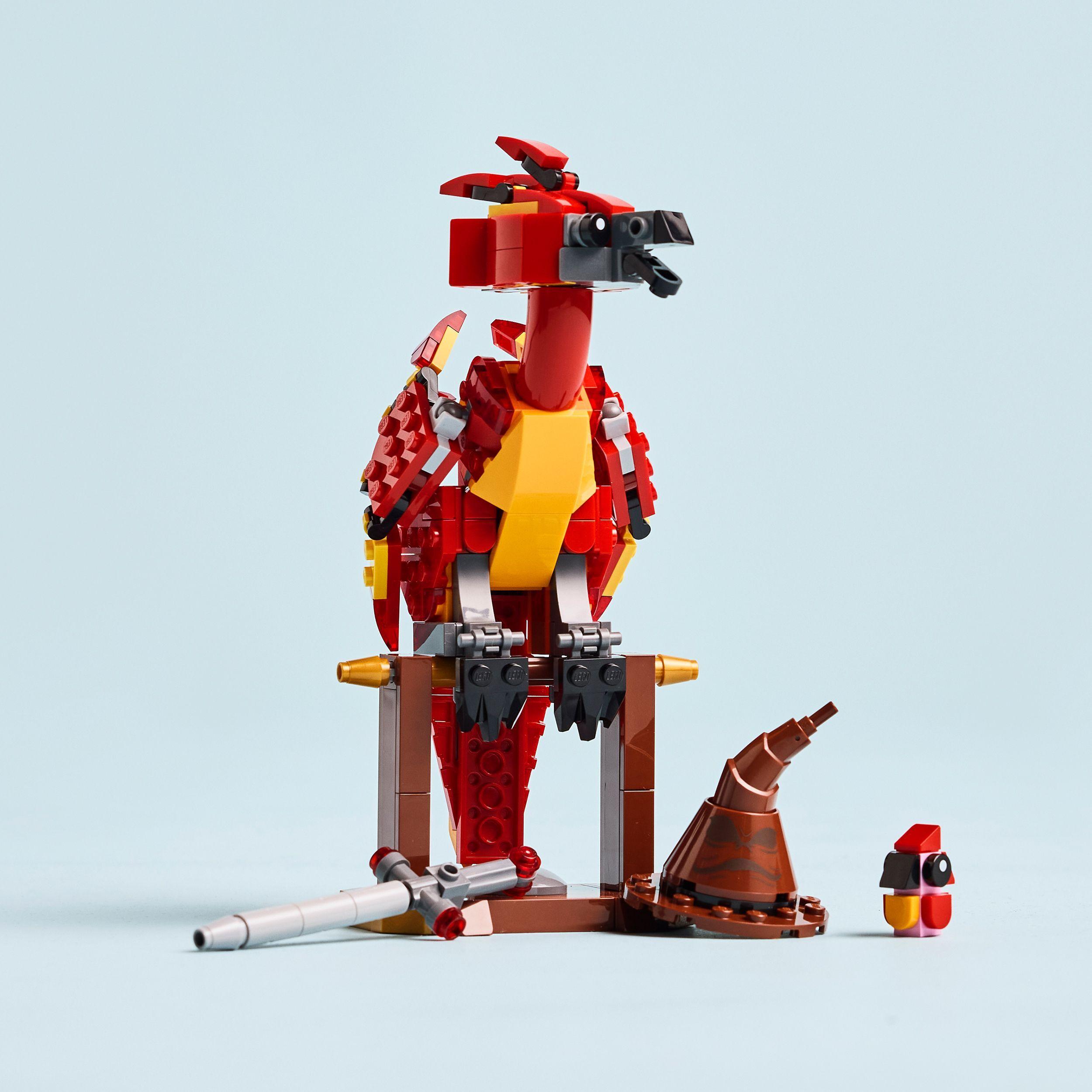Voir la diapositive 6 : LEGO Harry Potter 76448 Fumseck : Le Phénix de Dumbledore - Jouet Fille ou Garçon 8 ans