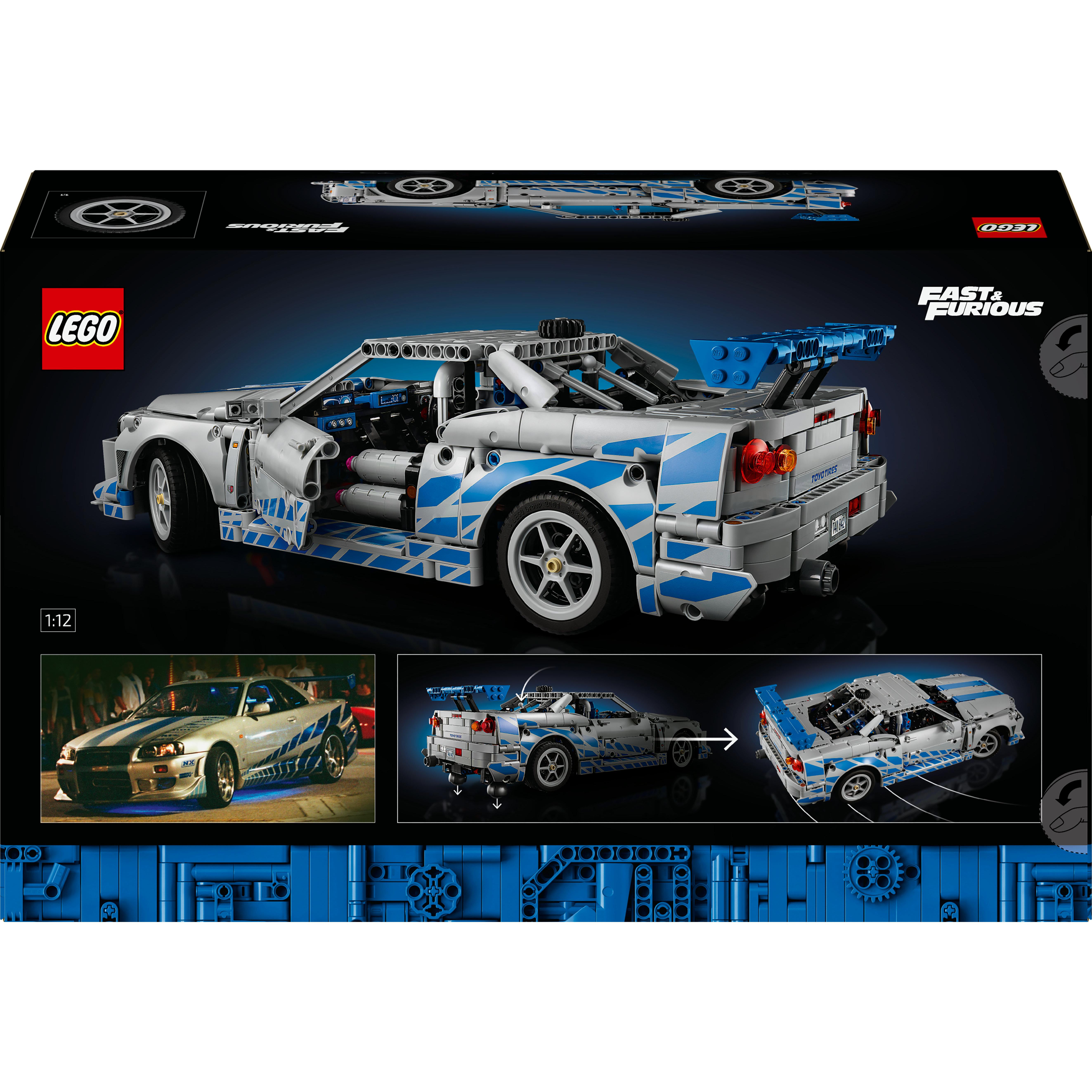 Voir la diapositive 8 : LEGO Technic 42210 Voiture Nissan Skyline GT-R (R34) 2 Fast 2 Furious - Set pour Adulte