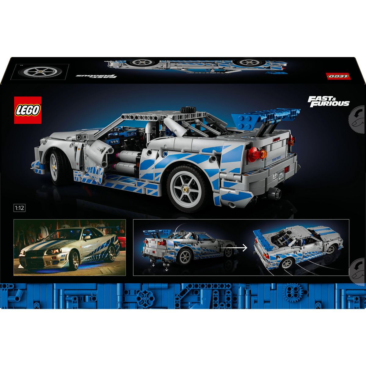 LEGO Technic 42210 - Voiture Nissan Skyline GT-R (R34) 2 Fast 2 Furious