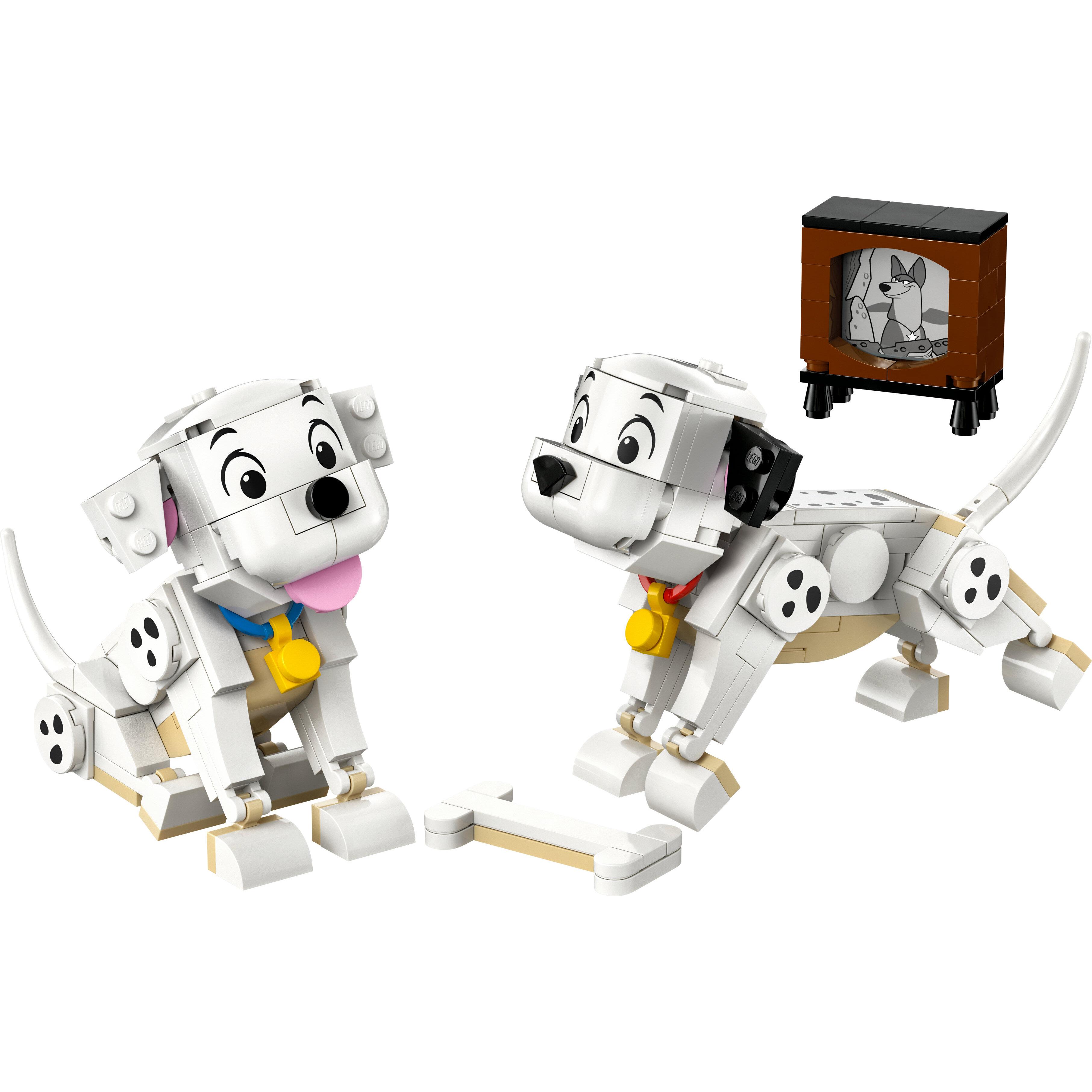 Voir la diapositive 2 : LEGO Disney 43271 - Lucky et Penny, les chiots des 101 Dalmatiens