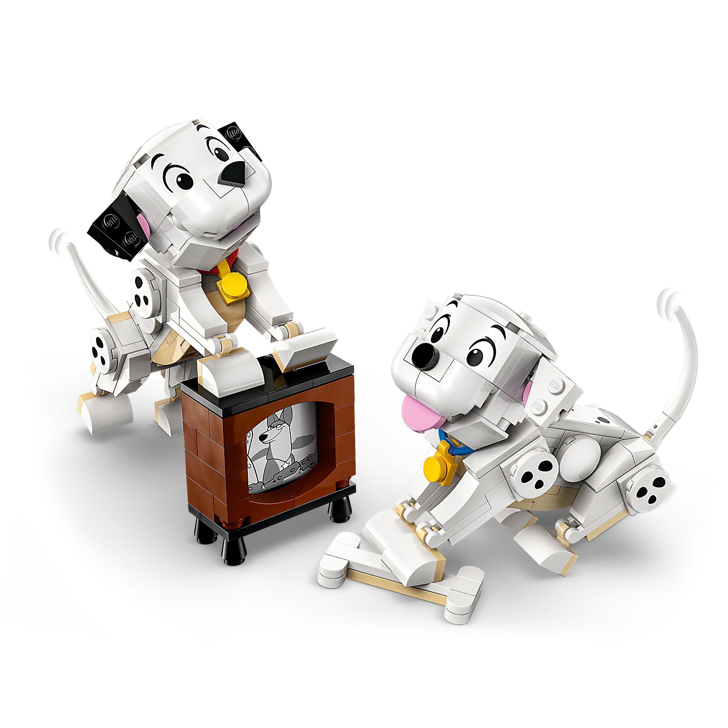 Voir la diapositive 4 : LEGO Disney 43271 - Lucky et Penny, les chiots des 101 Dalmatiens