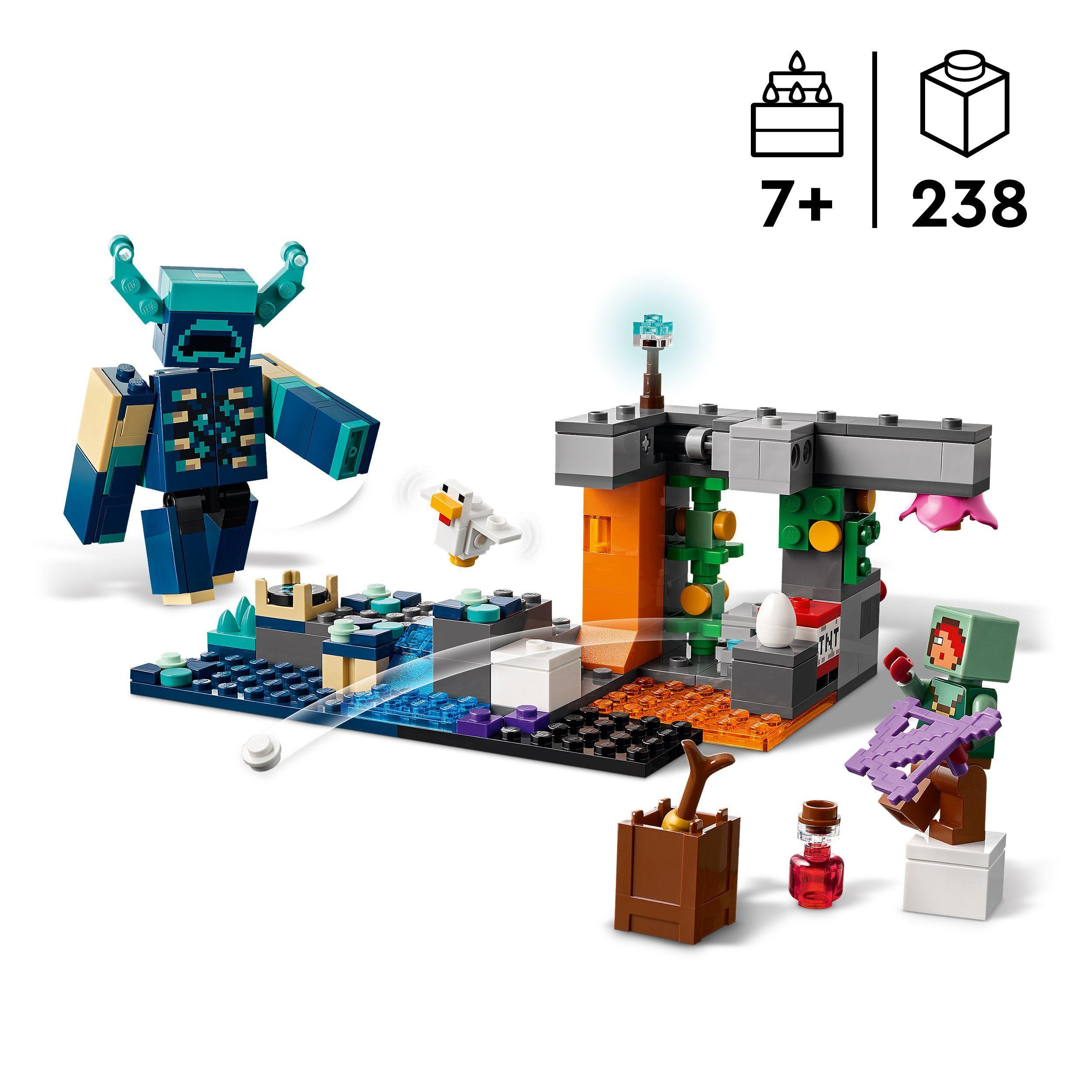 Voir la diapositive 3 : LEGO Minecraft 21274 La Rencontre avec le Warden - Jouet Collector Garçon ou Fille 7 ans