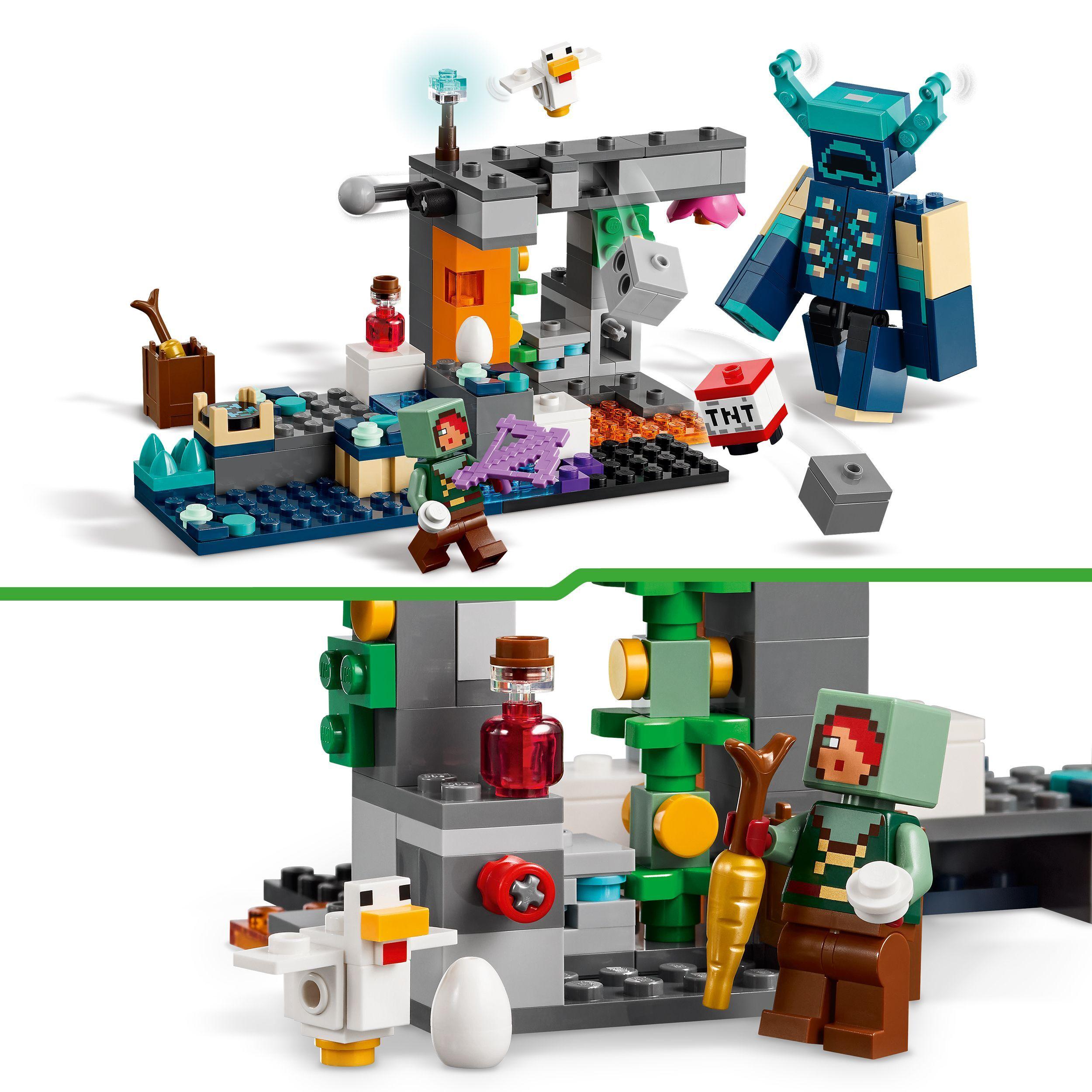 Voir la diapositive 4 : LEGO Minecraft 21274 La Rencontre avec le Warden - Jouet Collector Garçon ou Fille 7 ans