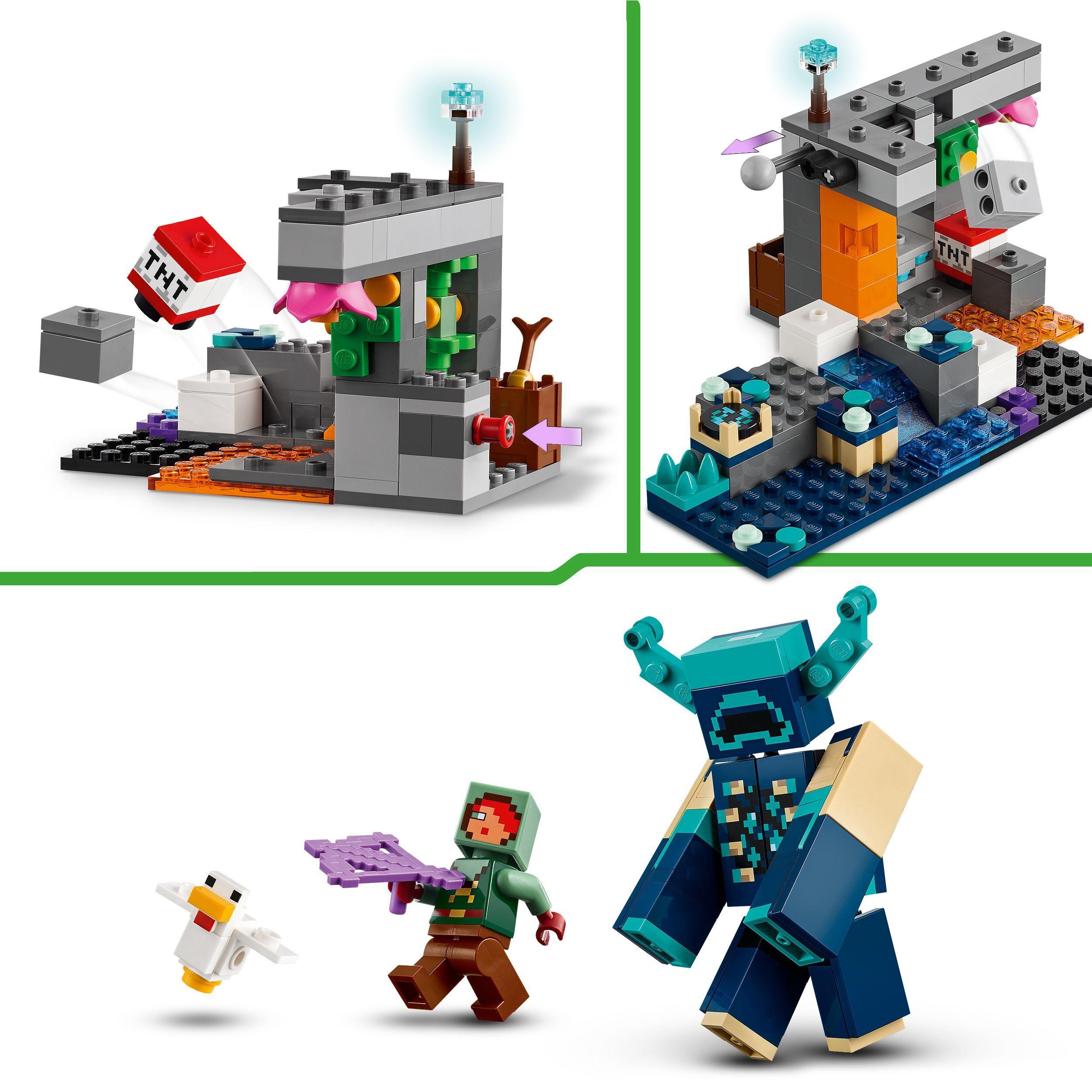 Voir la diapositive 5 : LEGO Minecraft 21274 La Rencontre avec le Warden - Jouet Collector Garçon ou Fille 7 ans