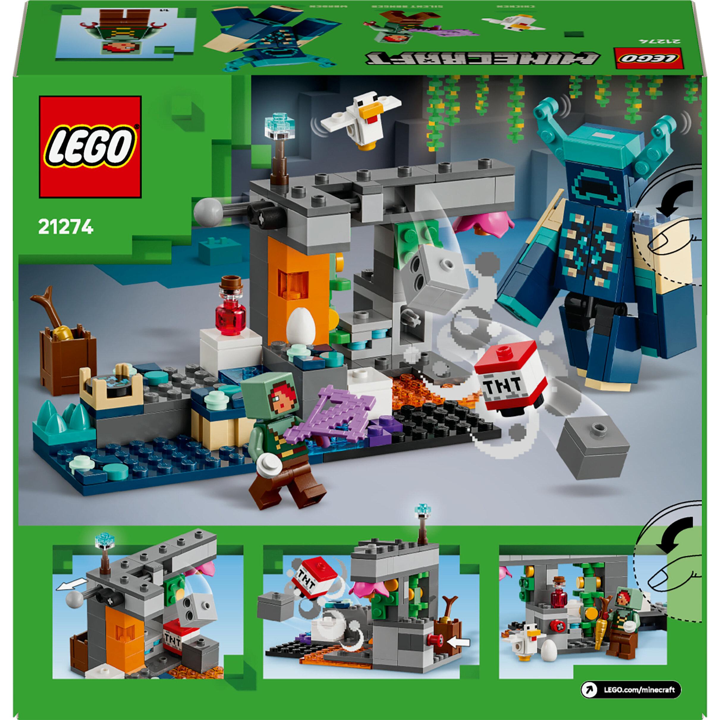 Voir la diapositive 8 : LEGO Minecraft 21274 La Rencontre avec le Warden - Jouet Collector Garçon ou Fille 7 ans