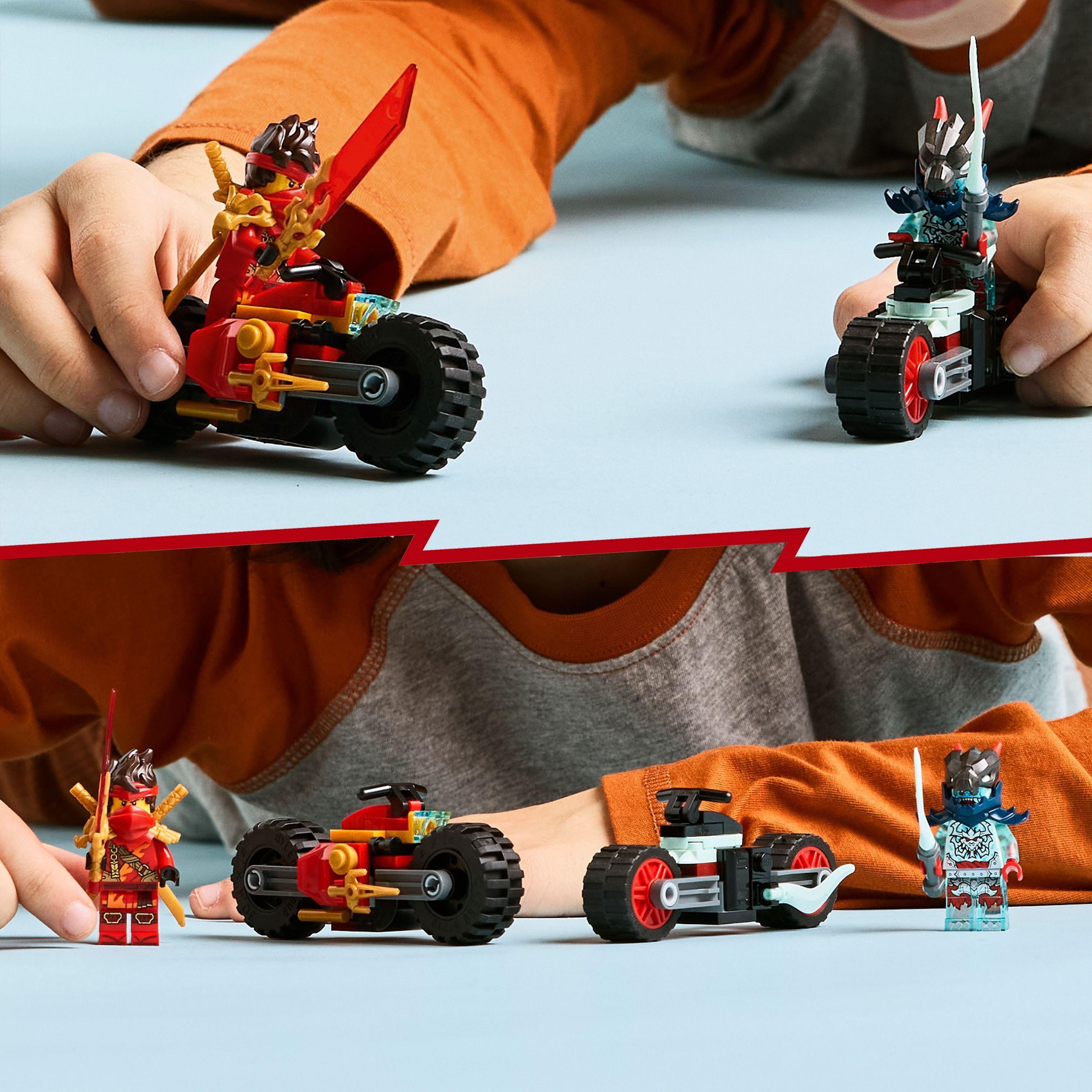 Voir la diapositive 6 : LEGO NINJAGO 71838 Kai et la Course de Motos - Jeu de Construction Garçon ou Fille 6 ans