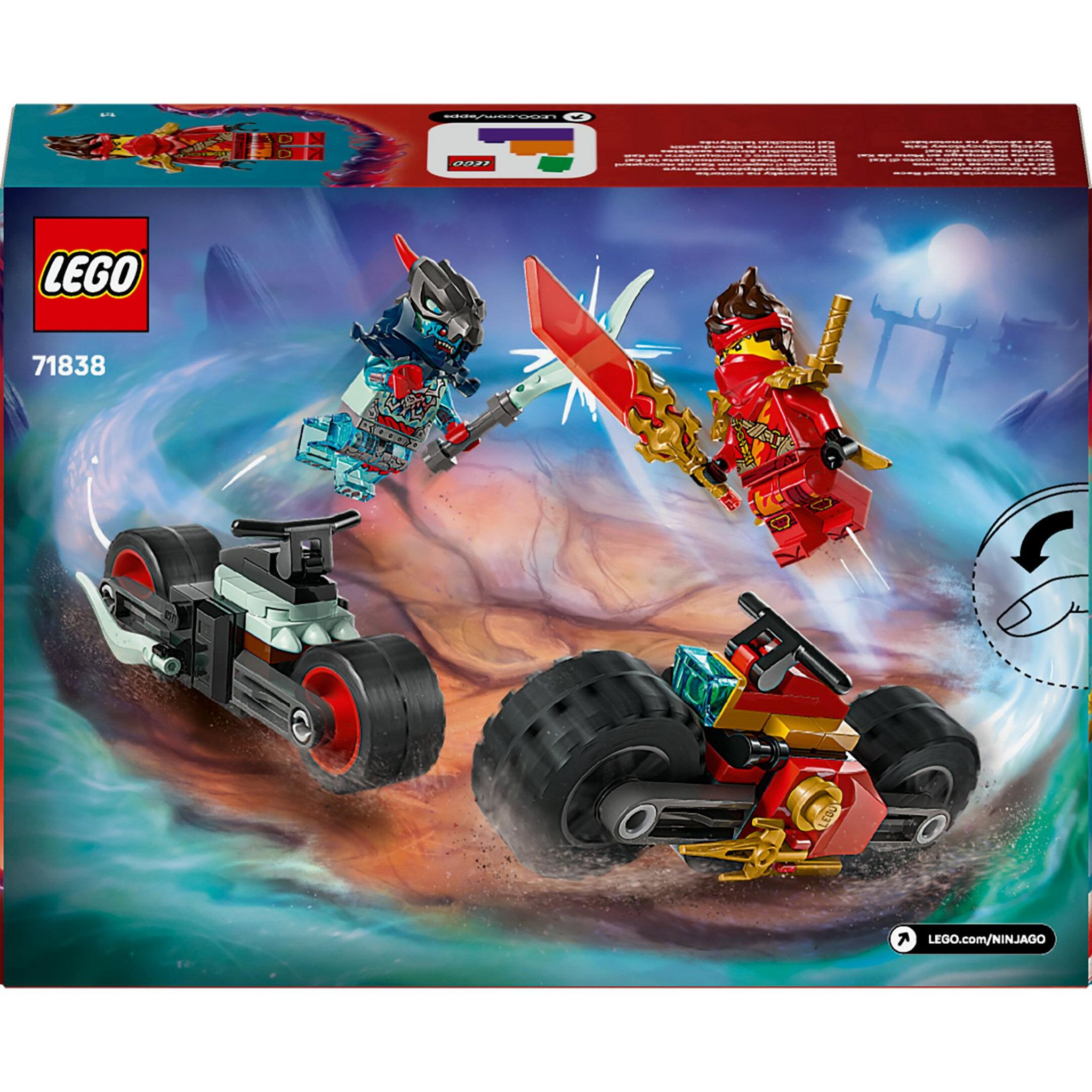 Voir la diapositive 8 : LEGO Ninjago 71838 - Kai et la course de motos
