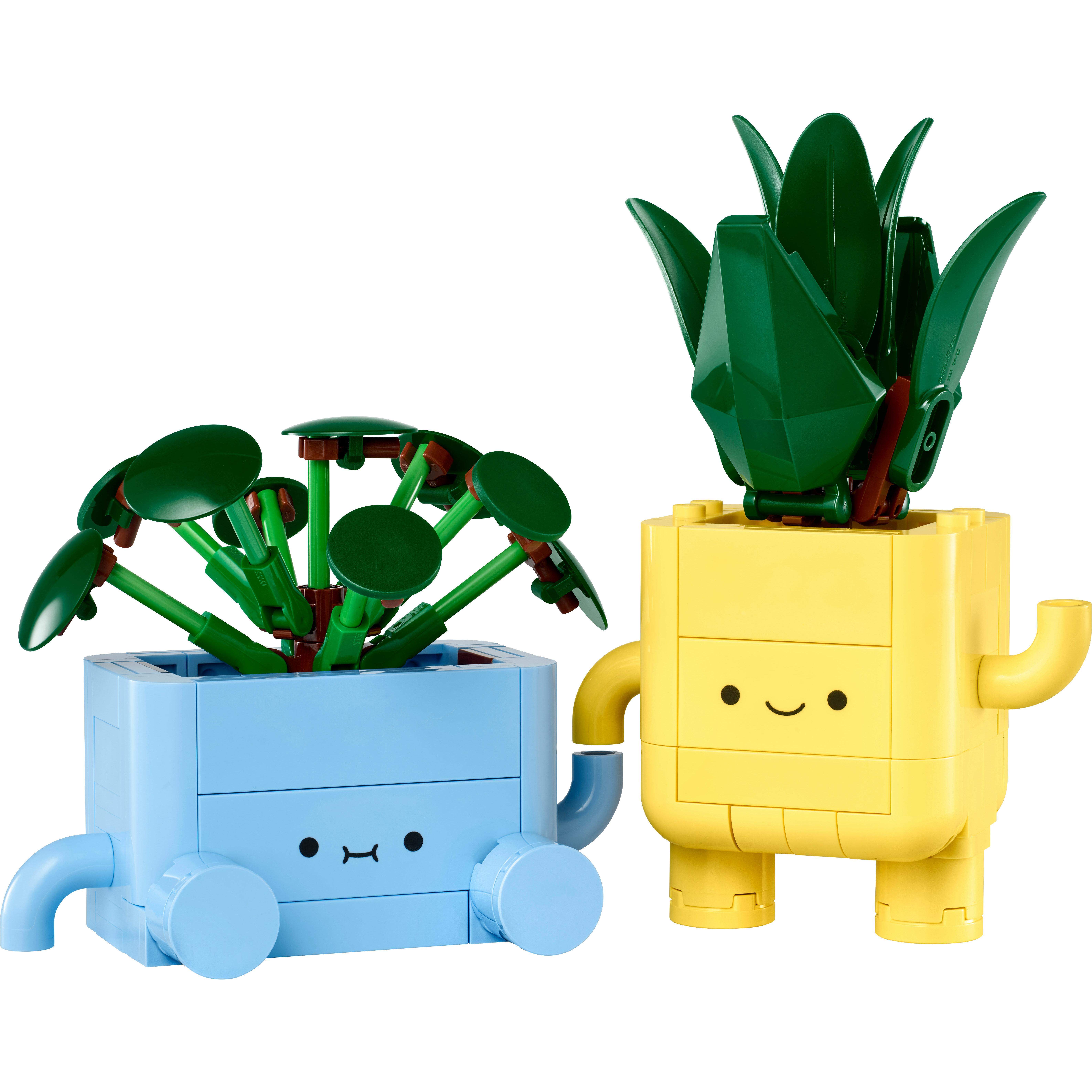 Voir la diapositive 2 : LEGO Botanicals 10349 Petites Plantes Souriantes - Jeu de Construction dès 9 ans - Cadeau