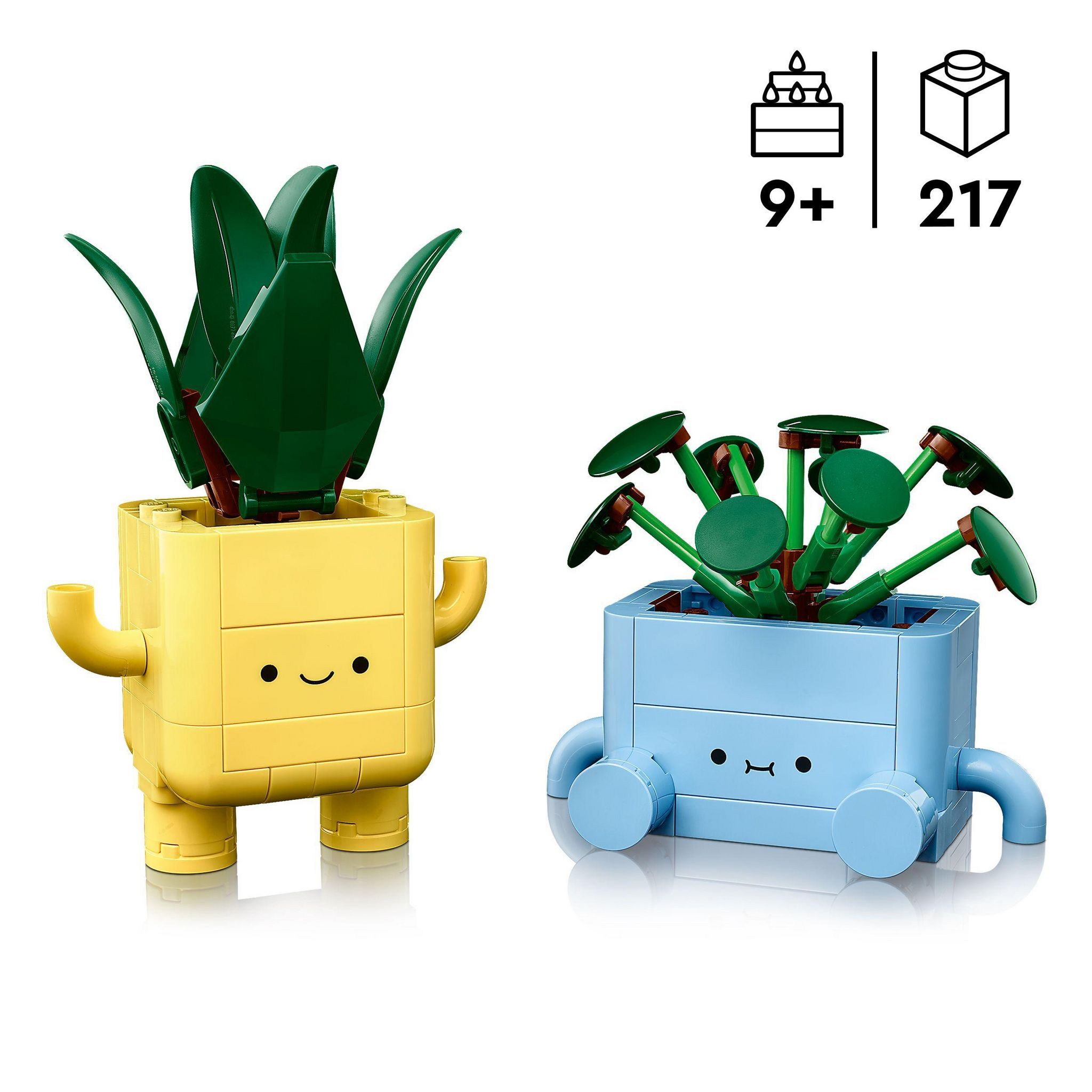 Voir la diapositive 3 : LEGO ICONS 10349 - Petites plantes souriantes