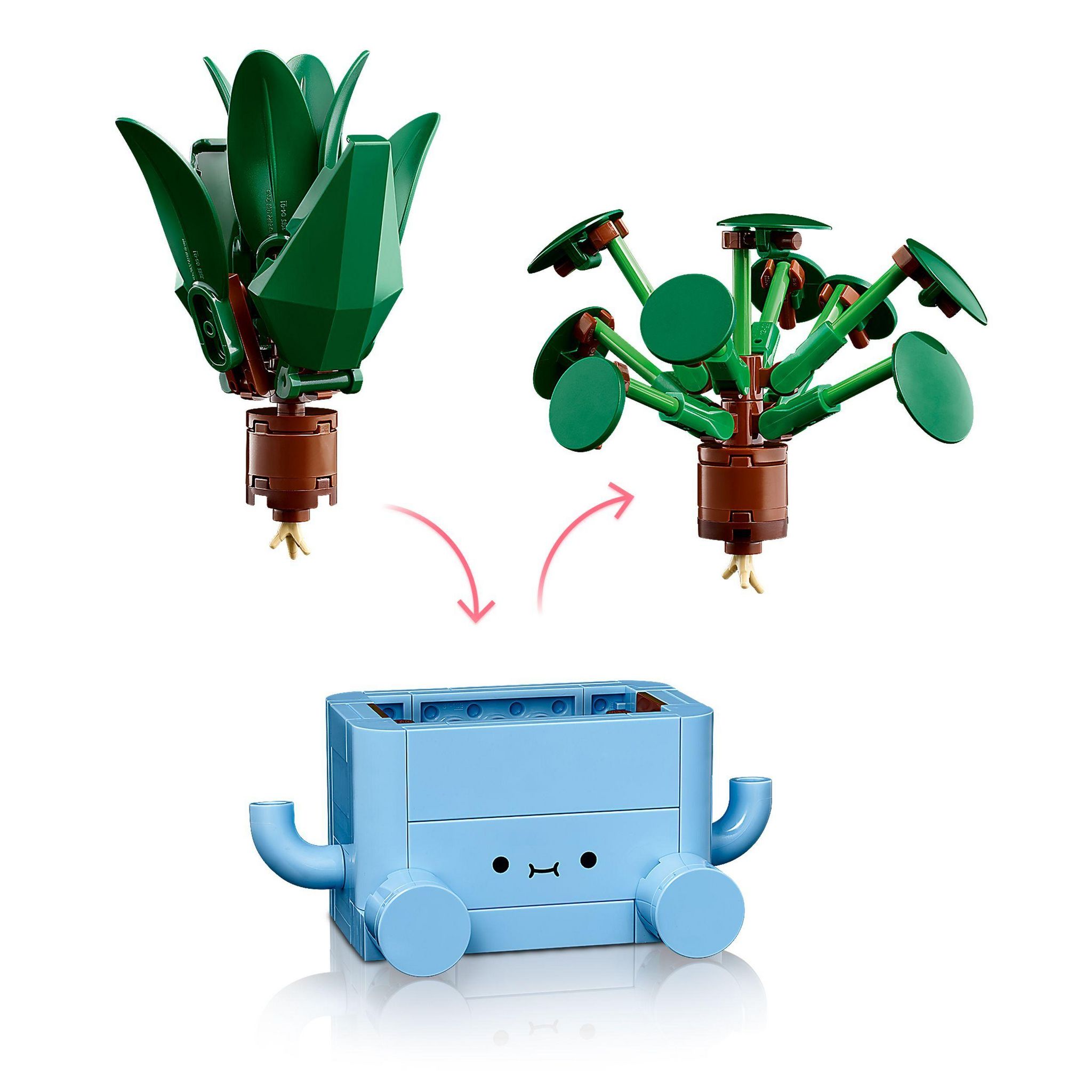 Voir la diapositive 5 : LEGO ICONS 10349 - Petites plantes souriantes