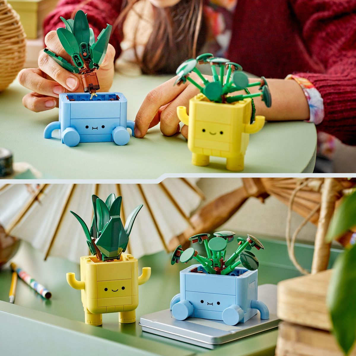 LEGO ICONS 10349 - Petites plantes souriantes