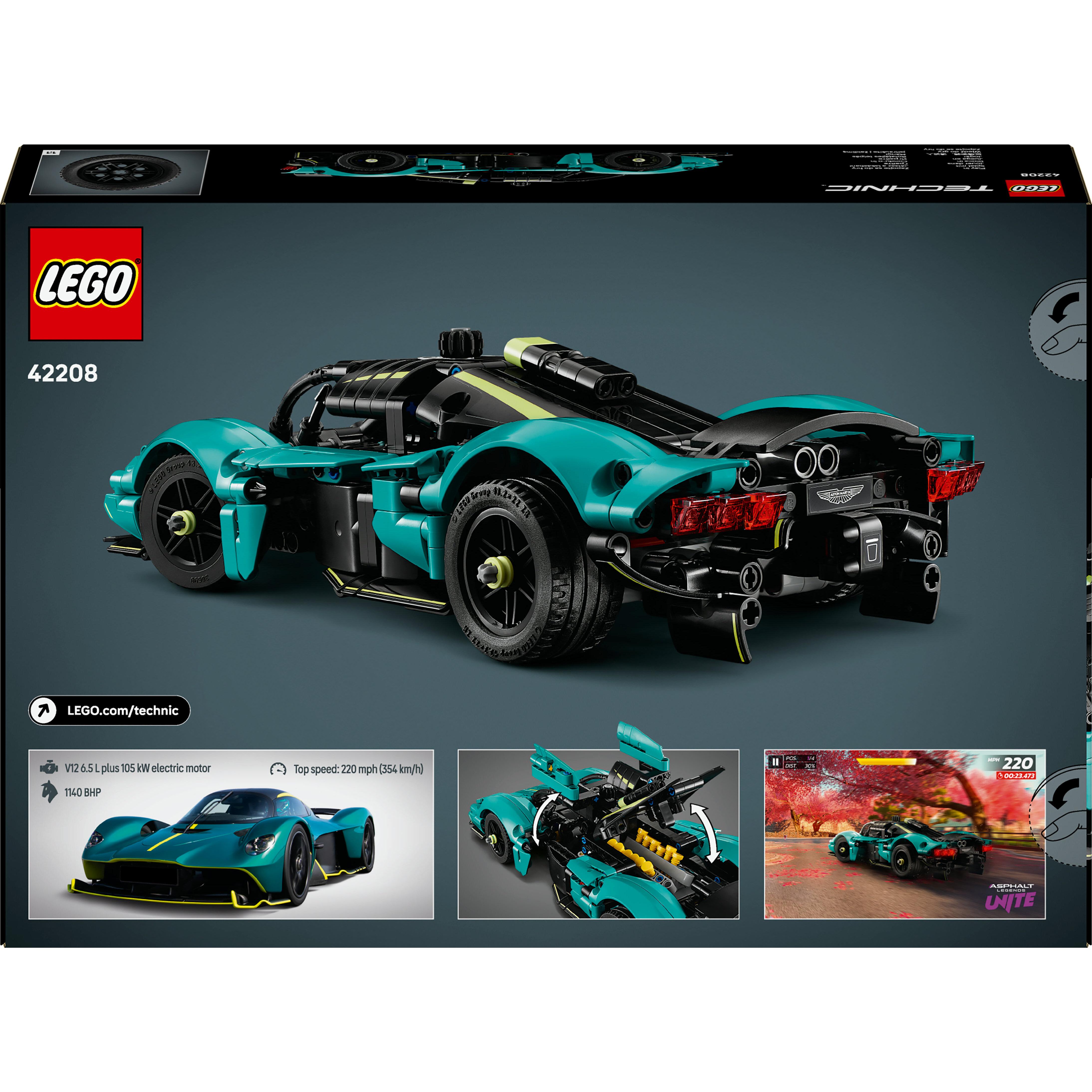 Voir la diapositive 8 : LEGO Technic 42208 Aston Martin Valkyrie - Jeu de Construction pour Garçon dès 9 ans