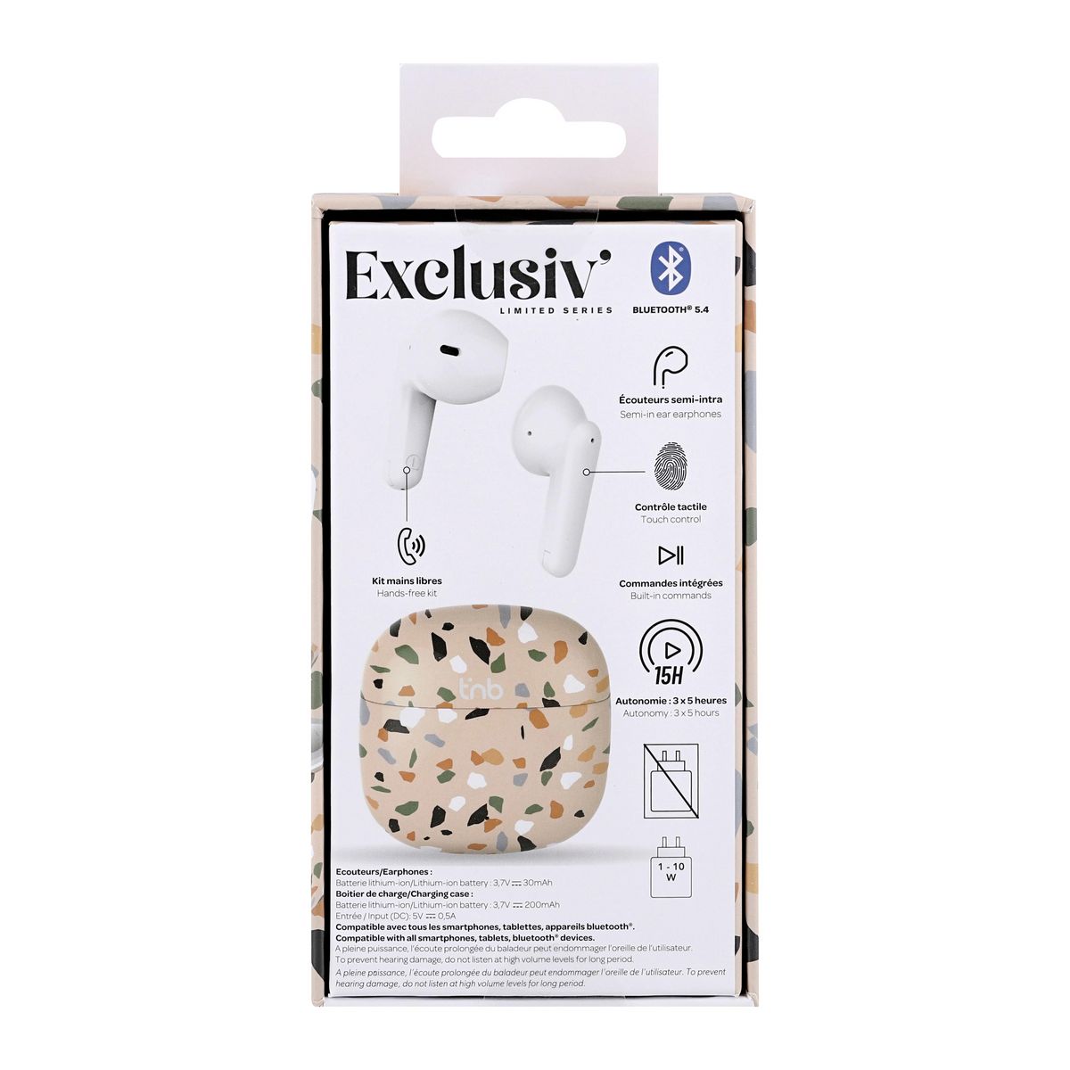 TNB Écouteurs Exclusiv Terrazzo TWS