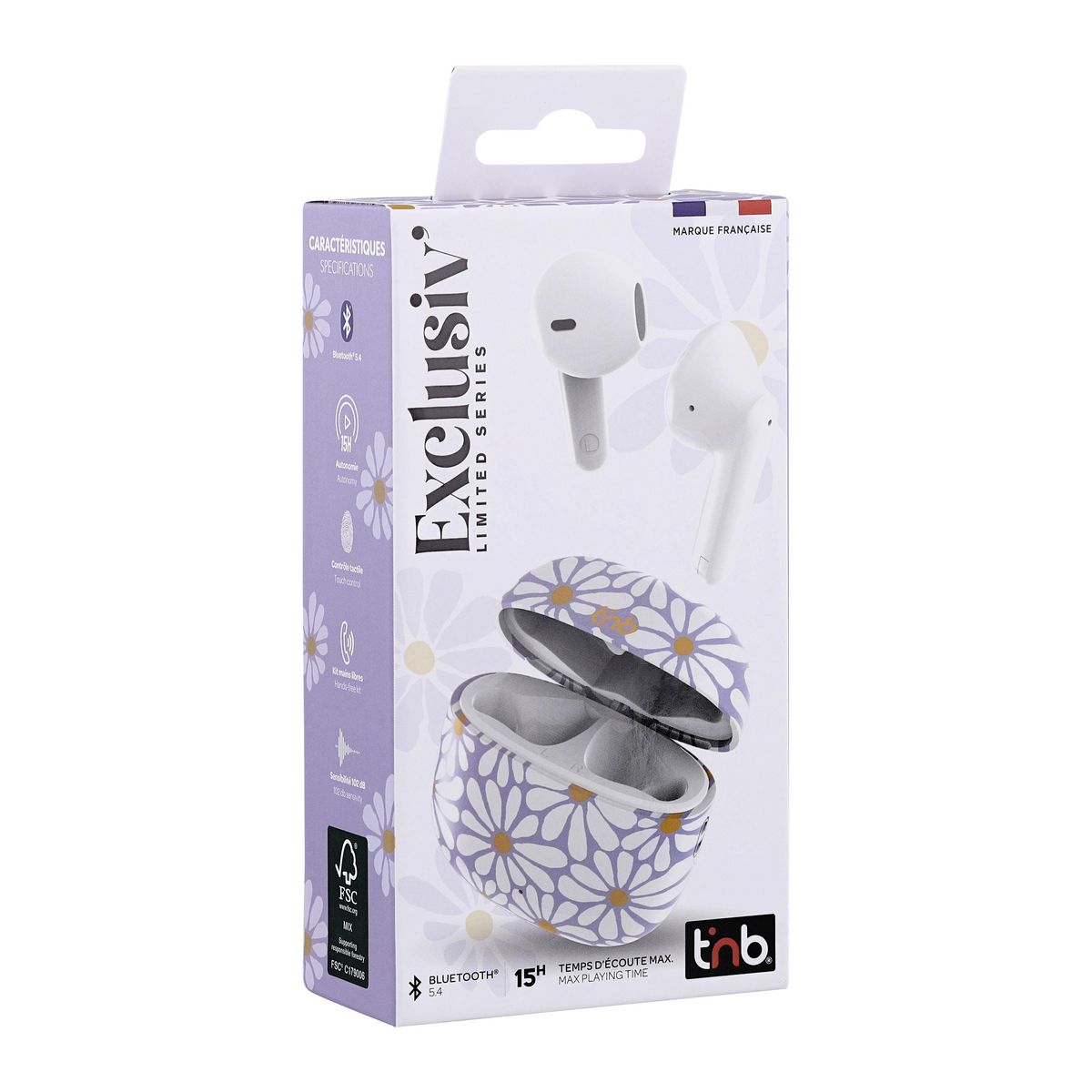 TNB Écouteurs Exclusiv Fleurs TWS