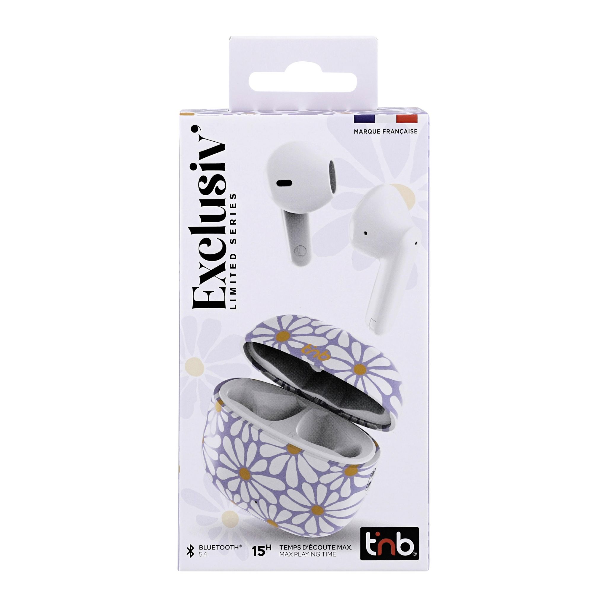 Voir la diapositive 5 : TNB Écouteurs Exclusiv Fleurs TWS