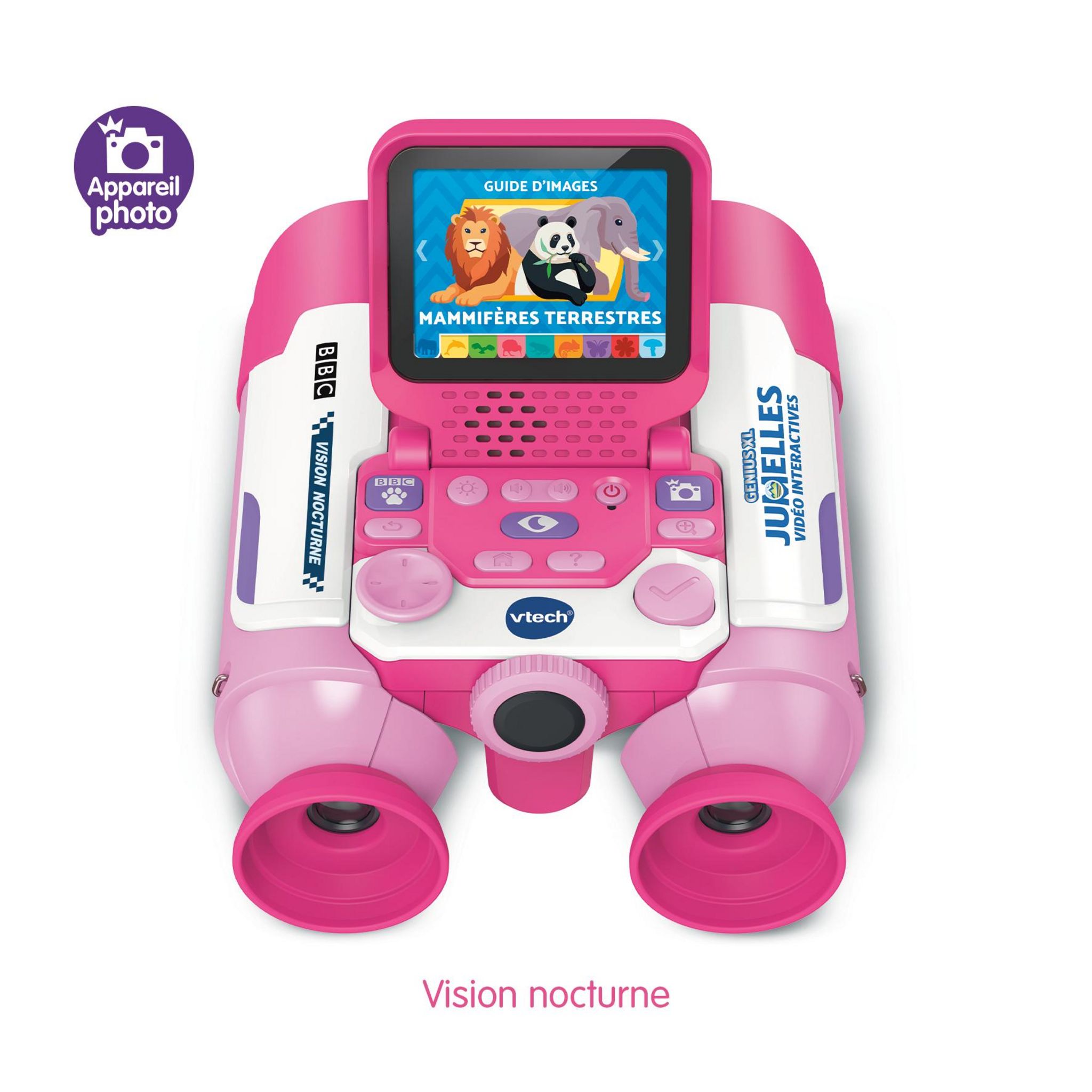 Voir la diapositive 6 : VTECH Jumelles Genius XL - Rose