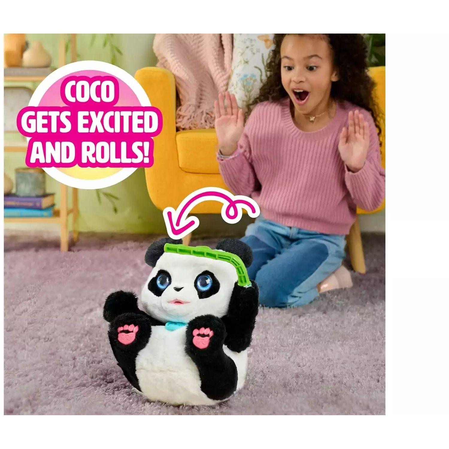 Voir la diapositive 3 : JUST PLAY Peluche interactive Panda Coco 26cm