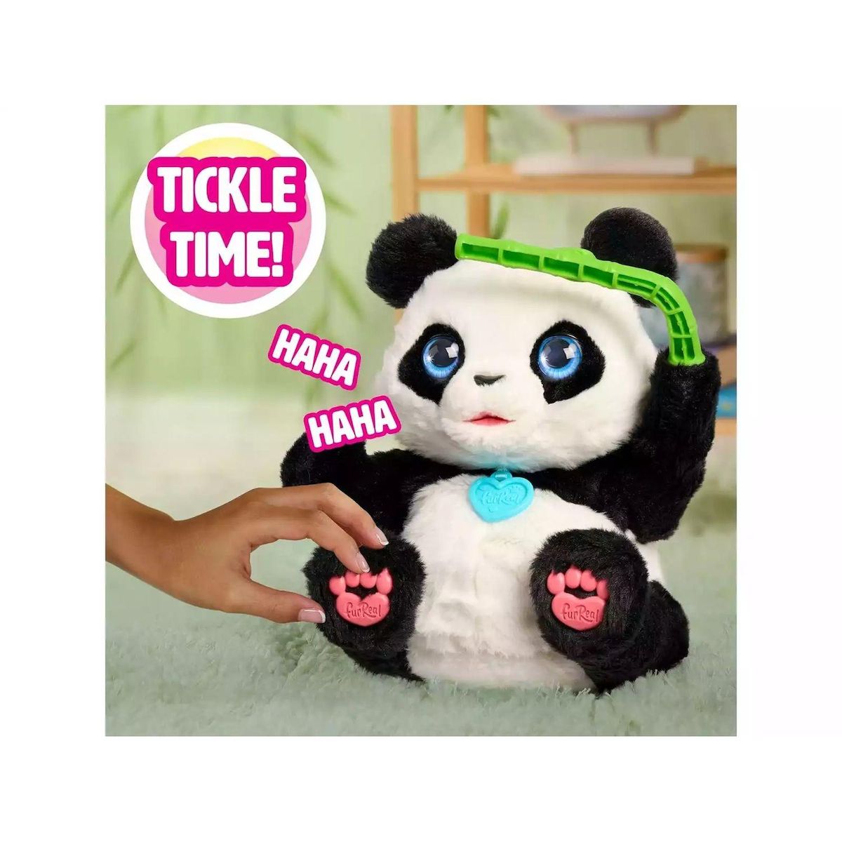 JUST PLAY Peluche interactive Panda Coco 26cm