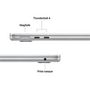 Voir la diapositive 7 : APPLE Ordinateur portable MacBook Air 13'' 512 Go SSD 16 Go RAM Puce M4 - Argent