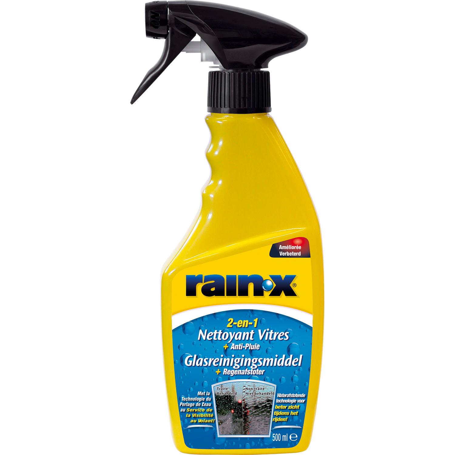 RAINX Nettoyant 2 en 1 vitres + anti-pluie 500 ml