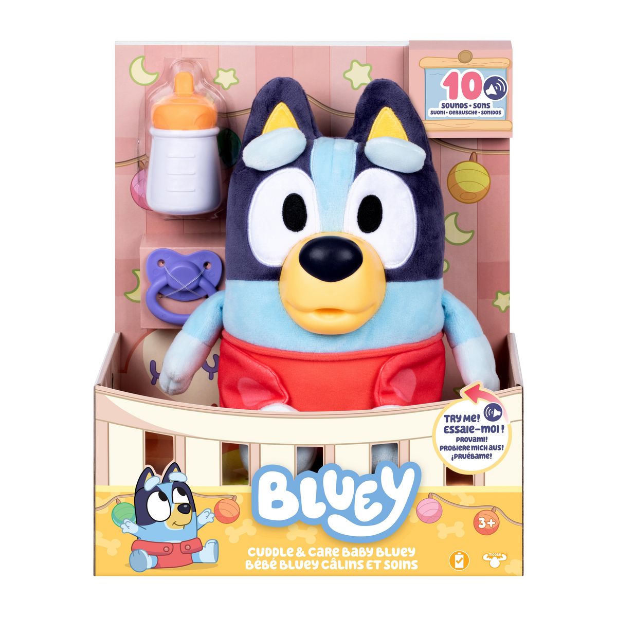 MOOSE Peluche parlante Bluey