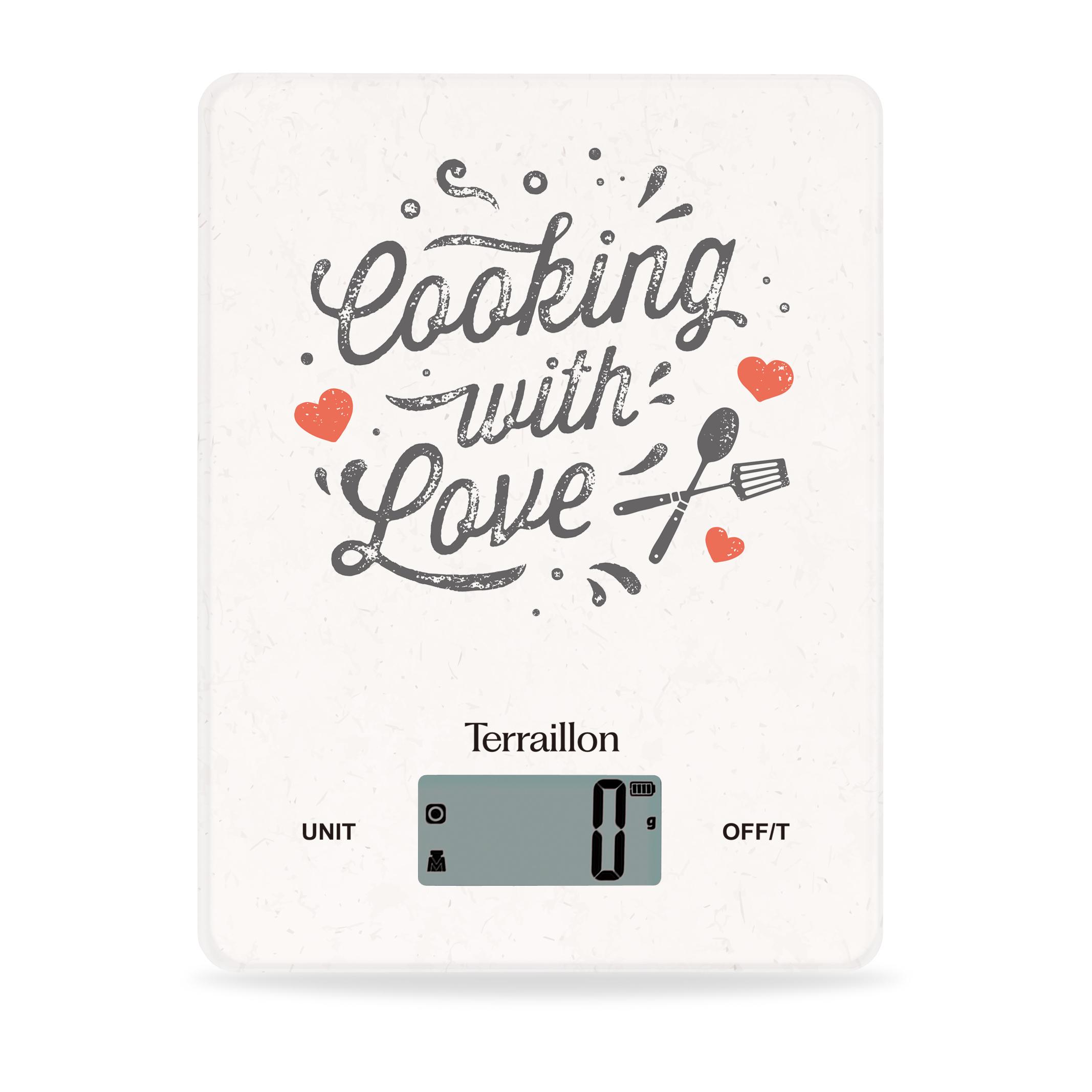 Voir la diapositive 2 : TERRAILLON Balance de cuisine COOKING USB - Blanc