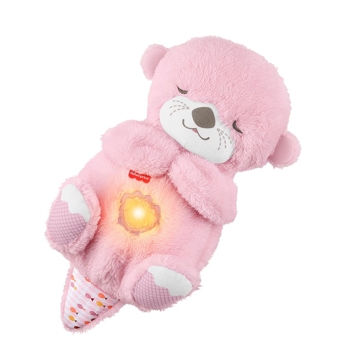 MATTEL Peluche Ma loutre Câlins - Rose