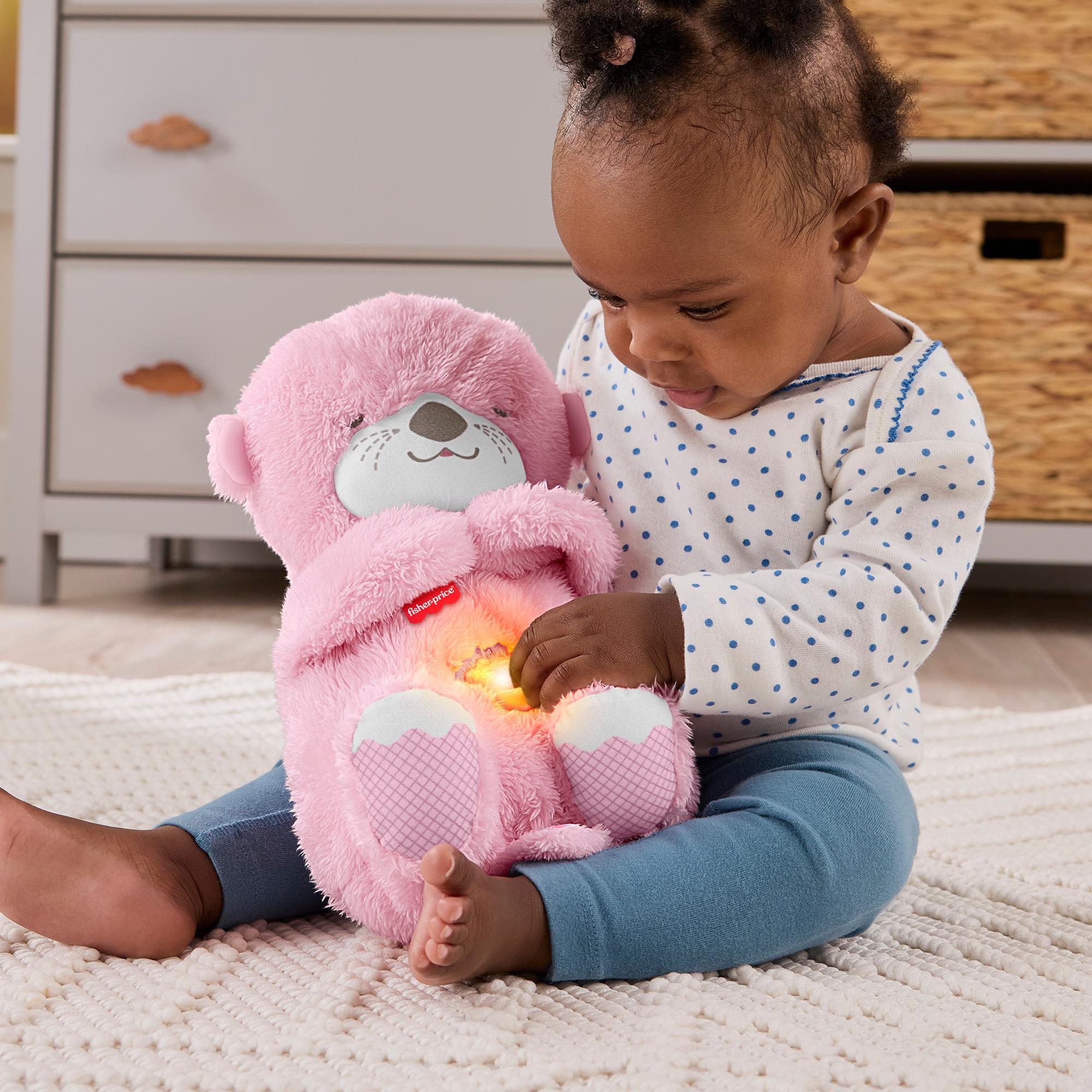 Voir la diapositive 11 : MATTEL Peluche Ma loutre Câlins - Rose