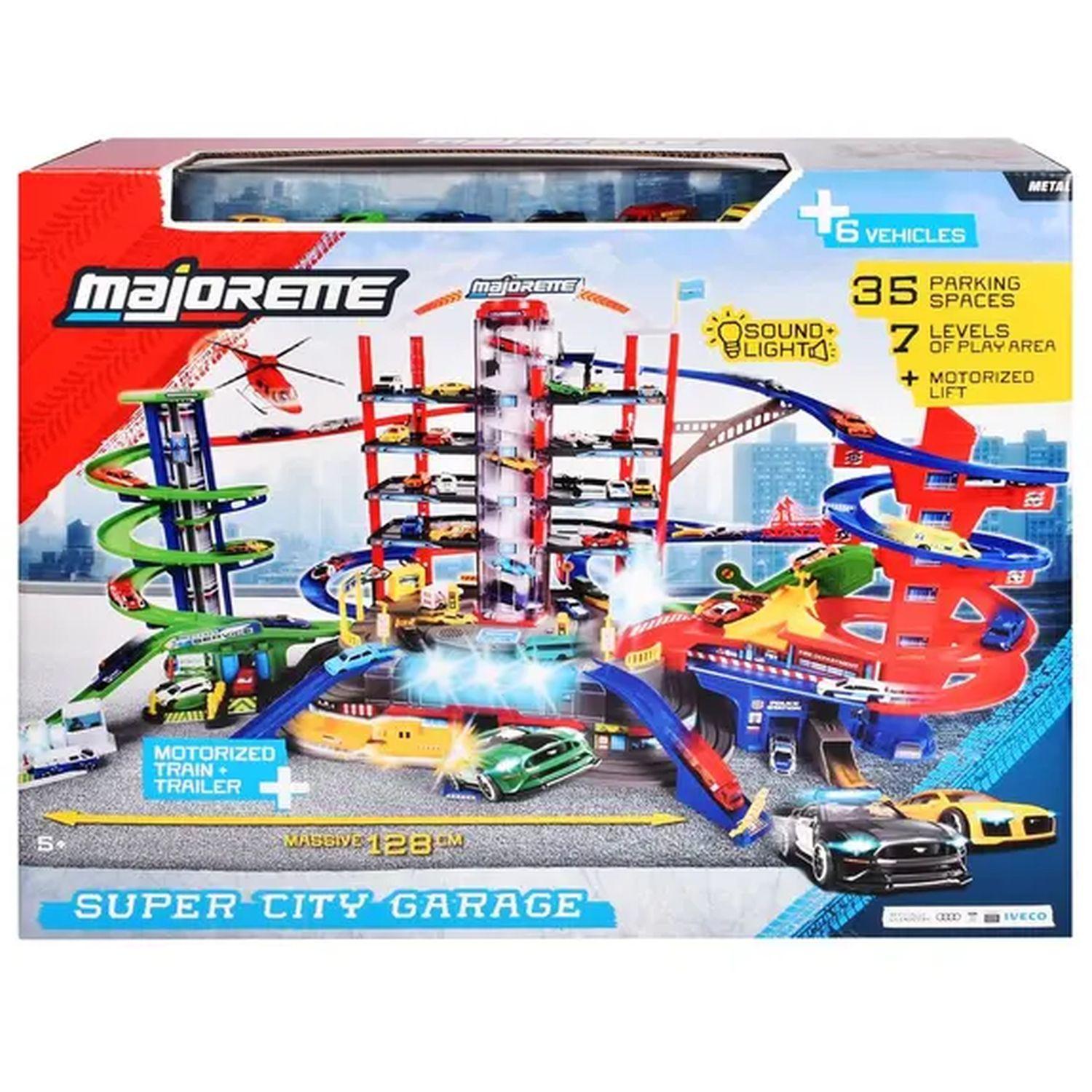 SIMBA TOYS Super Garage 6 véhicules Majorette