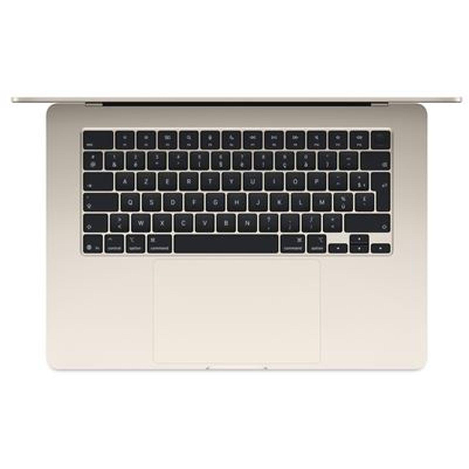 Voir la diapositive 2 : APPLE Ordinateur portable MacBook Air 15'' 256Go SSD 16Go RAM Puce M4 - Lumière Stellaire