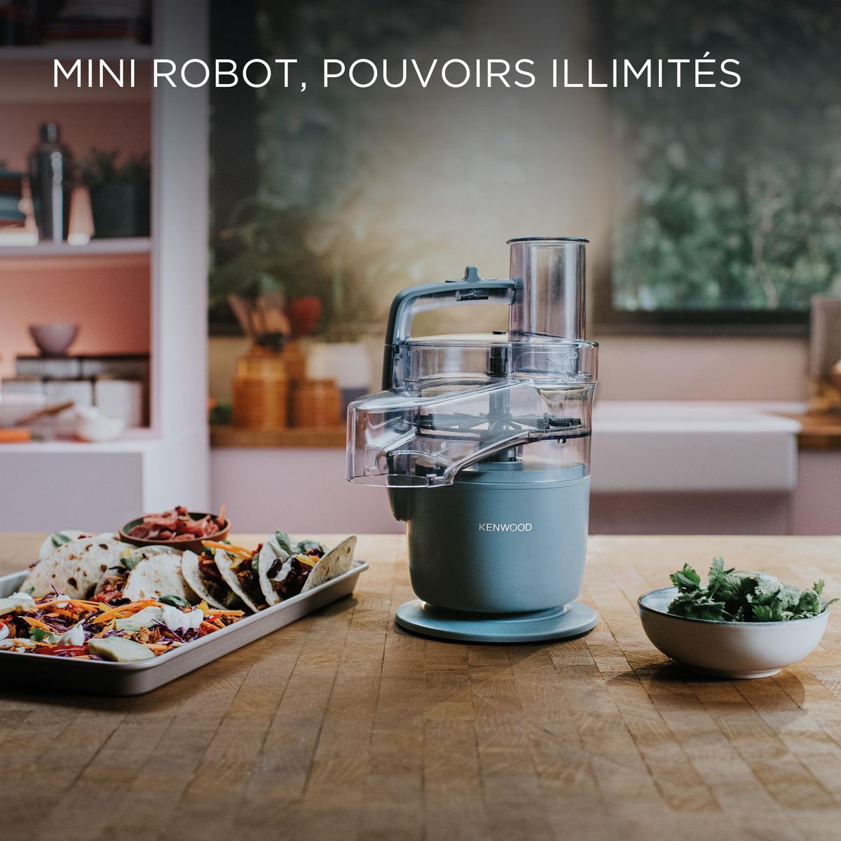 KENWOOD Robot multifonction FDP22000GY - Gris bleu