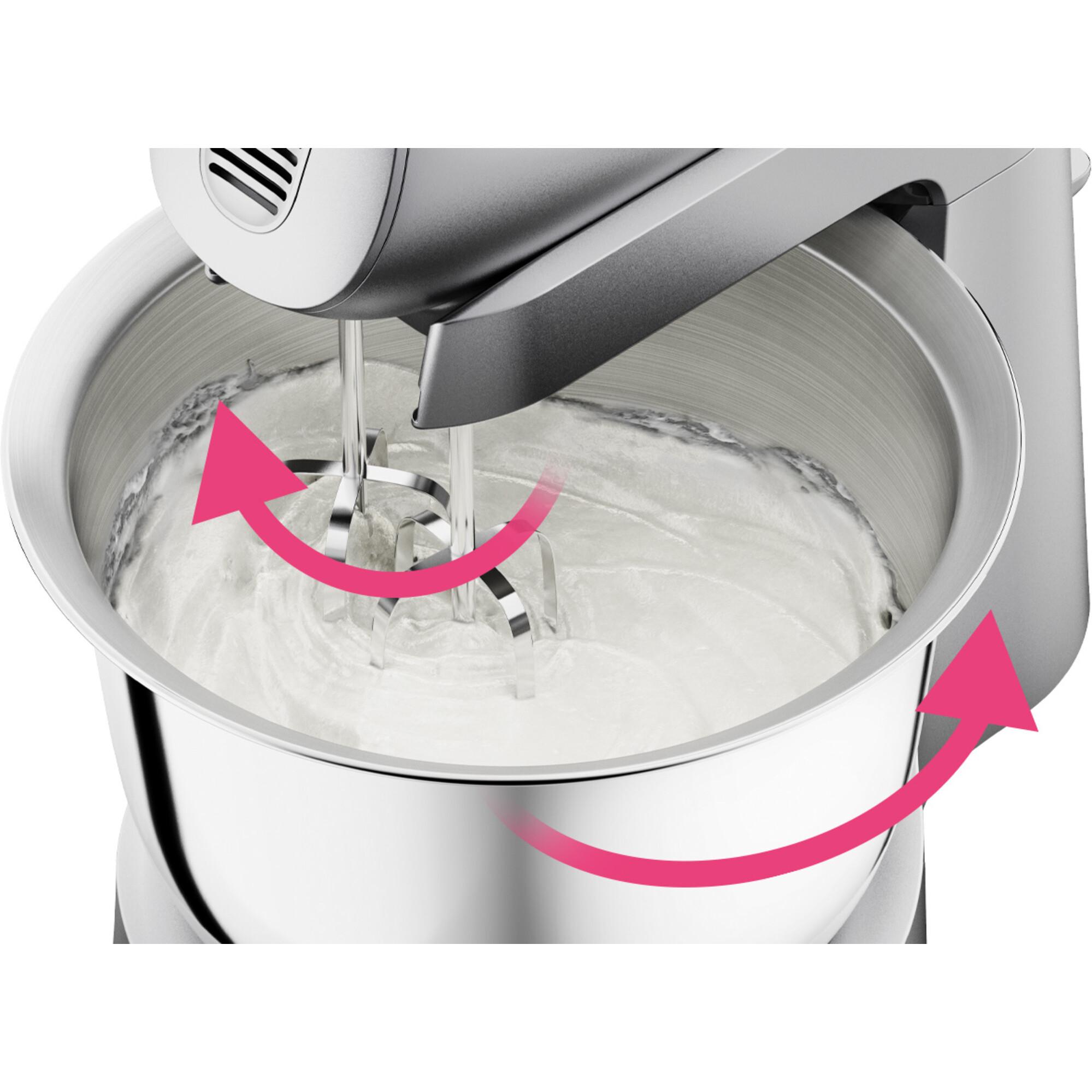 Voir la diapositive 8 : KENWOOD Batteur électrique HMP54000SI - Silver