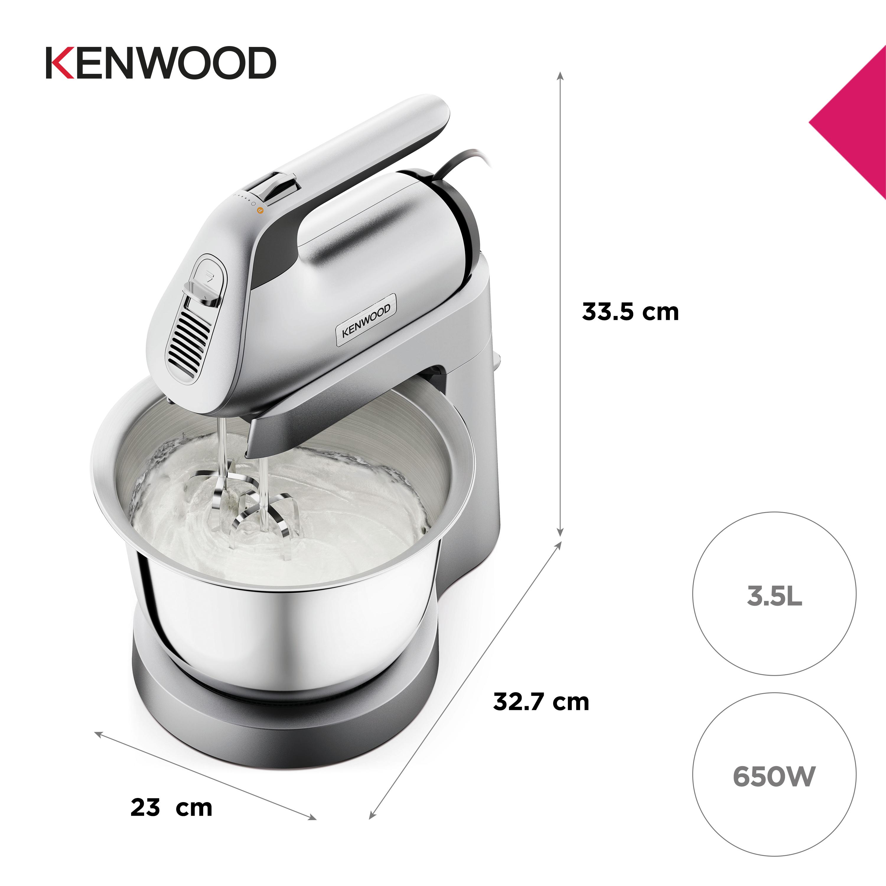Voir la diapositive 9 : KENWOOD Batteur électrique HMP54000SI - Silver