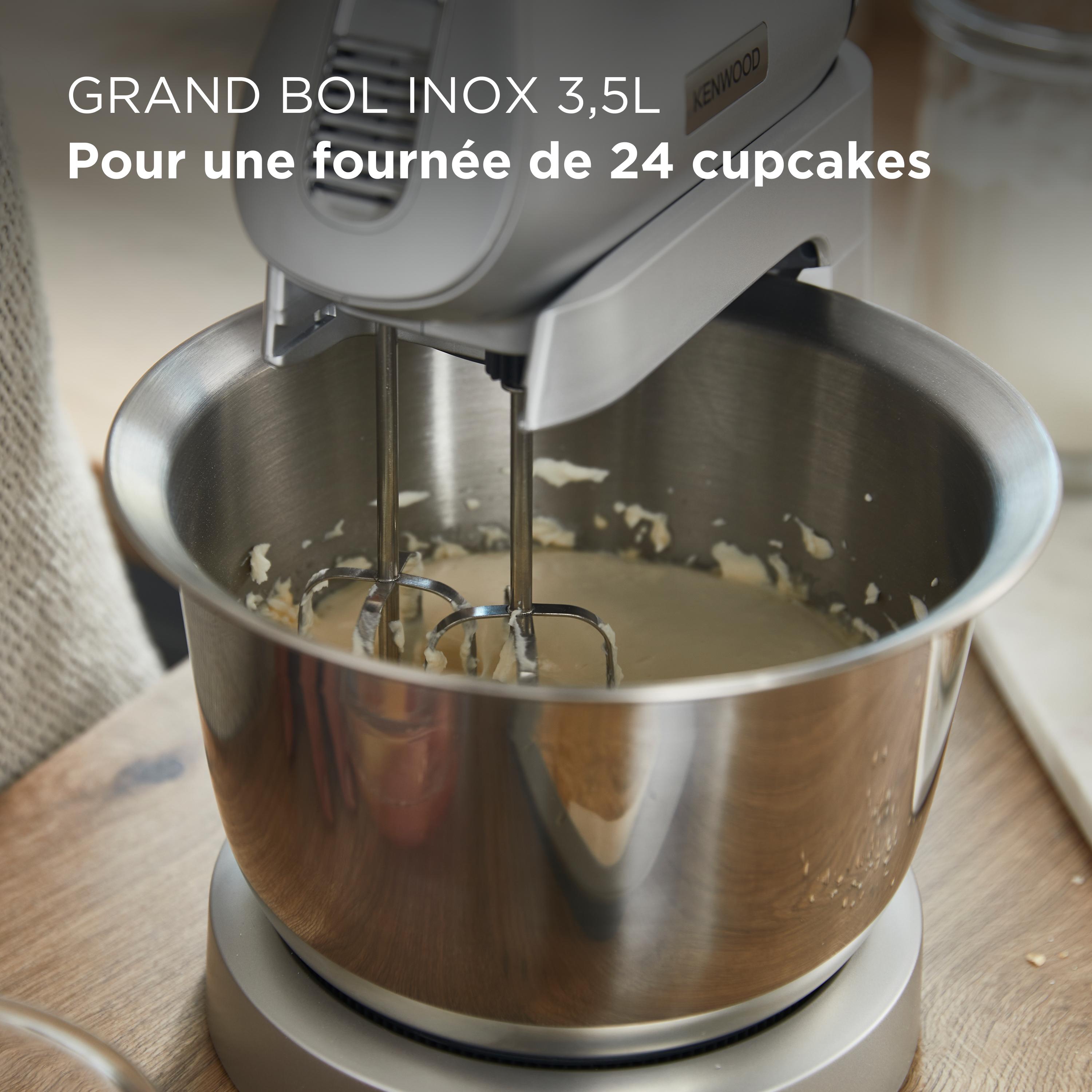 Voir la diapositive 10 : KENWOOD Batteur électrique HMP54000SI - Silver
