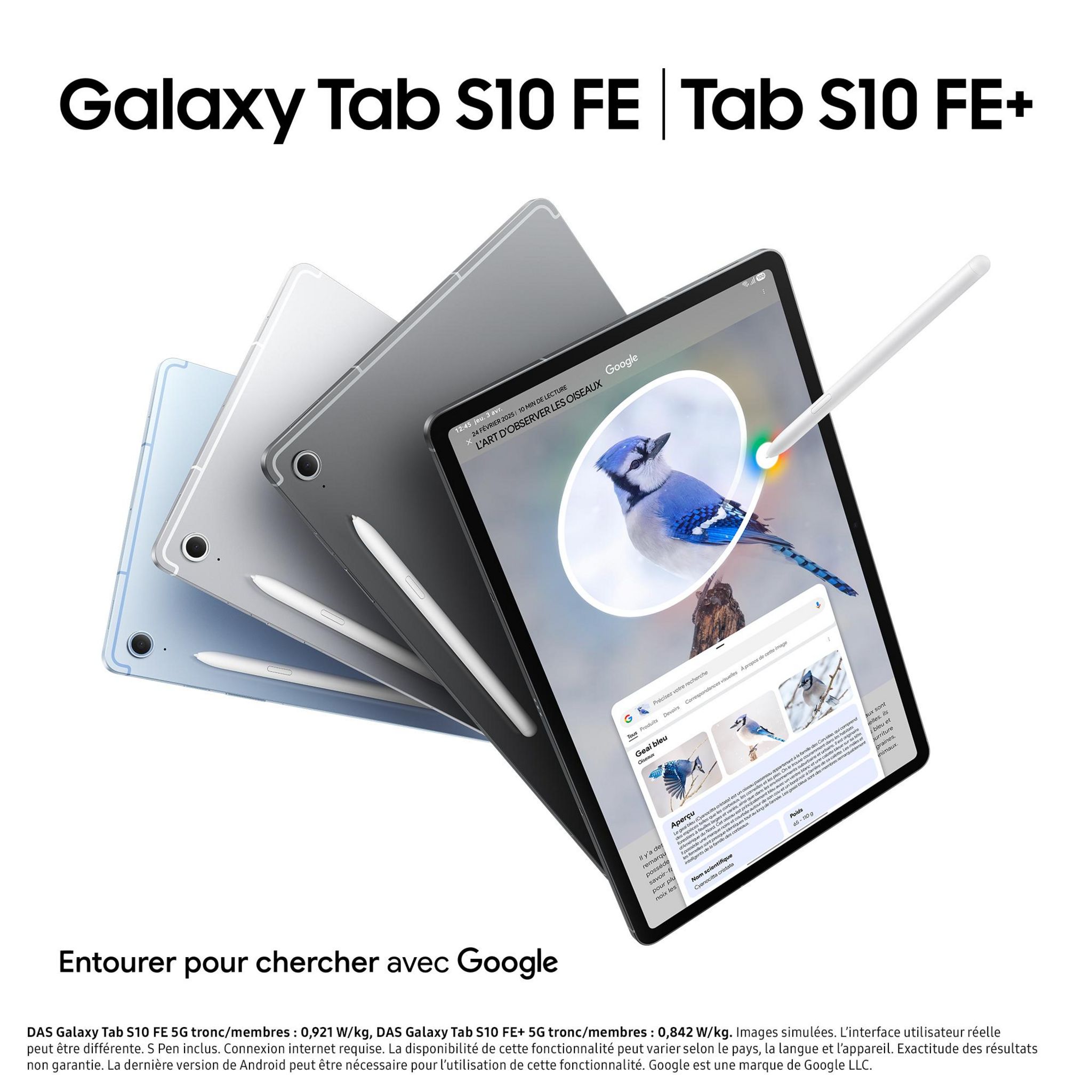Voir la diapositive 2 : SAMSUNG Tablette tactile Galaxy S10 FE