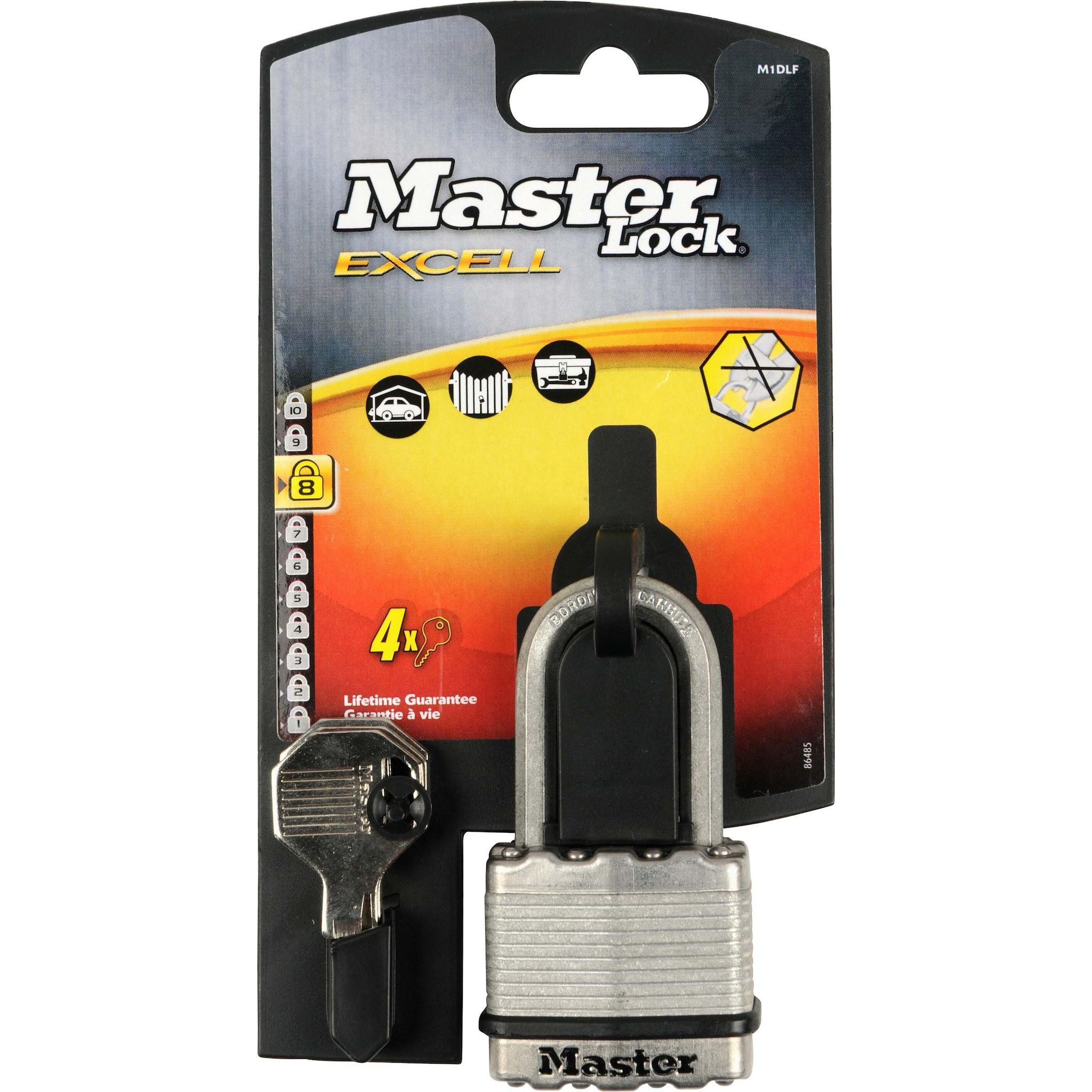 MASTER LOCK Cadenas excell acier 45 mm anse haute
