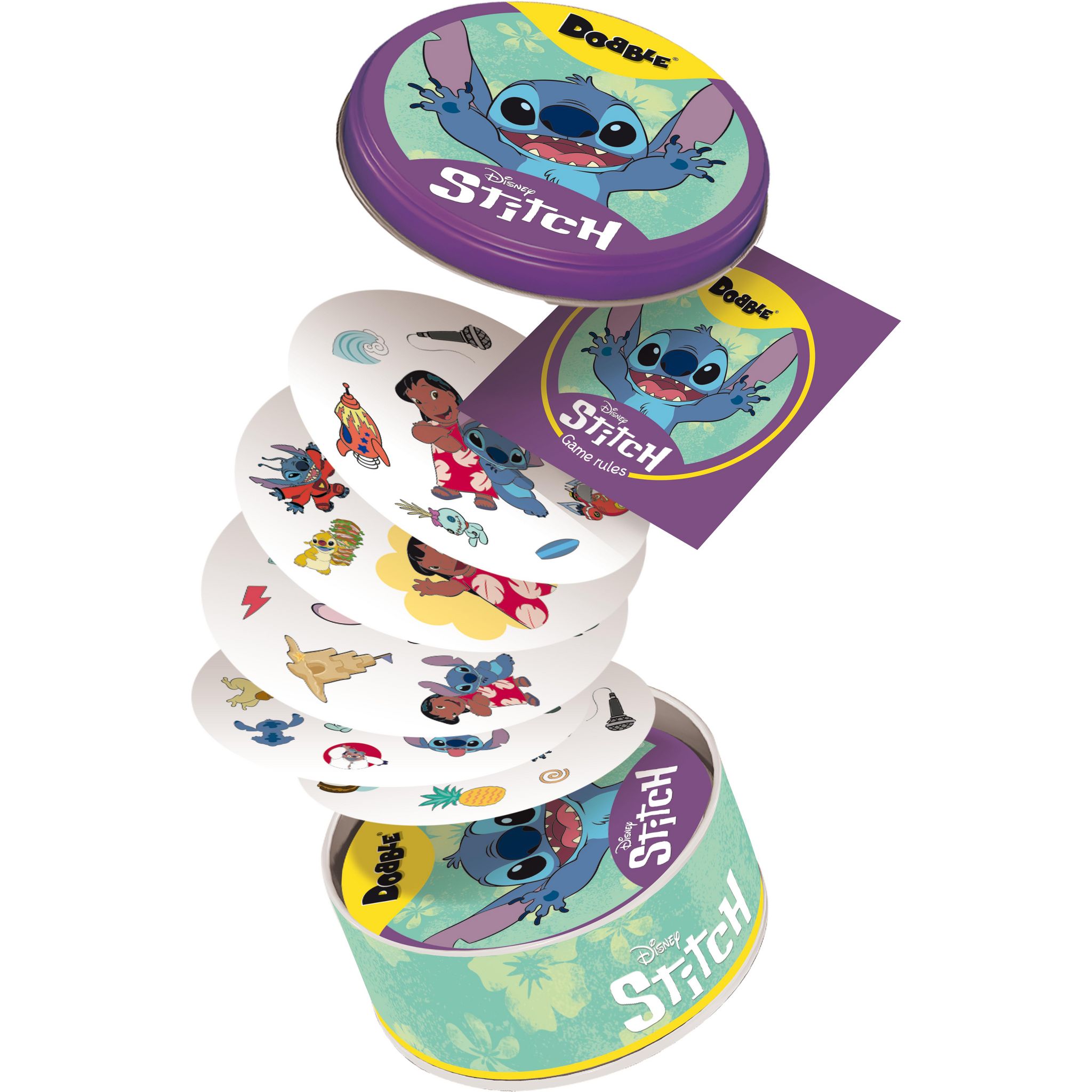 Voir la diapositive 7 : ASMODEE Jeu Dobble Lilo et Stitch