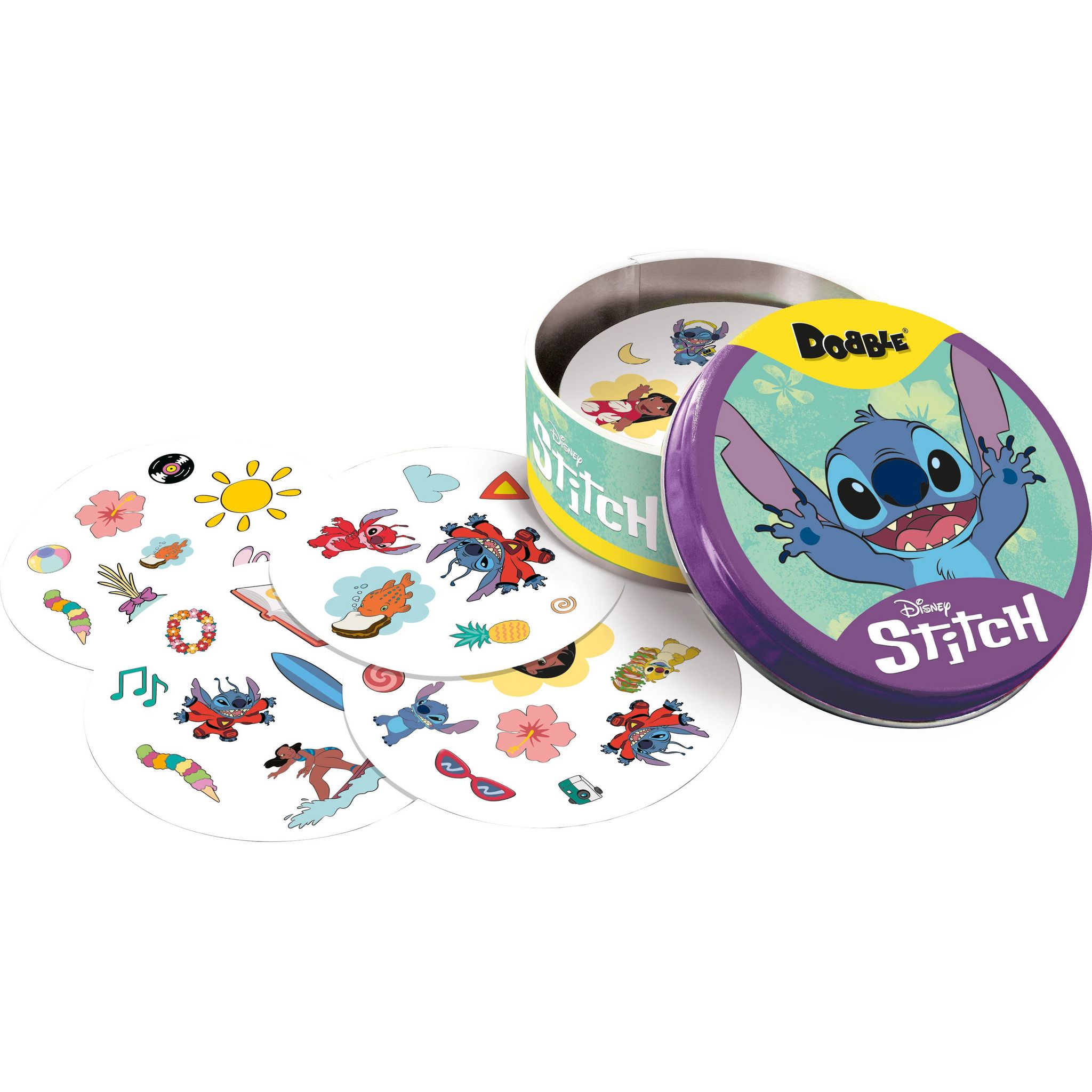 Voir la diapositive 8 : ASMODEE Jeu Dobble Lilo et Stitch