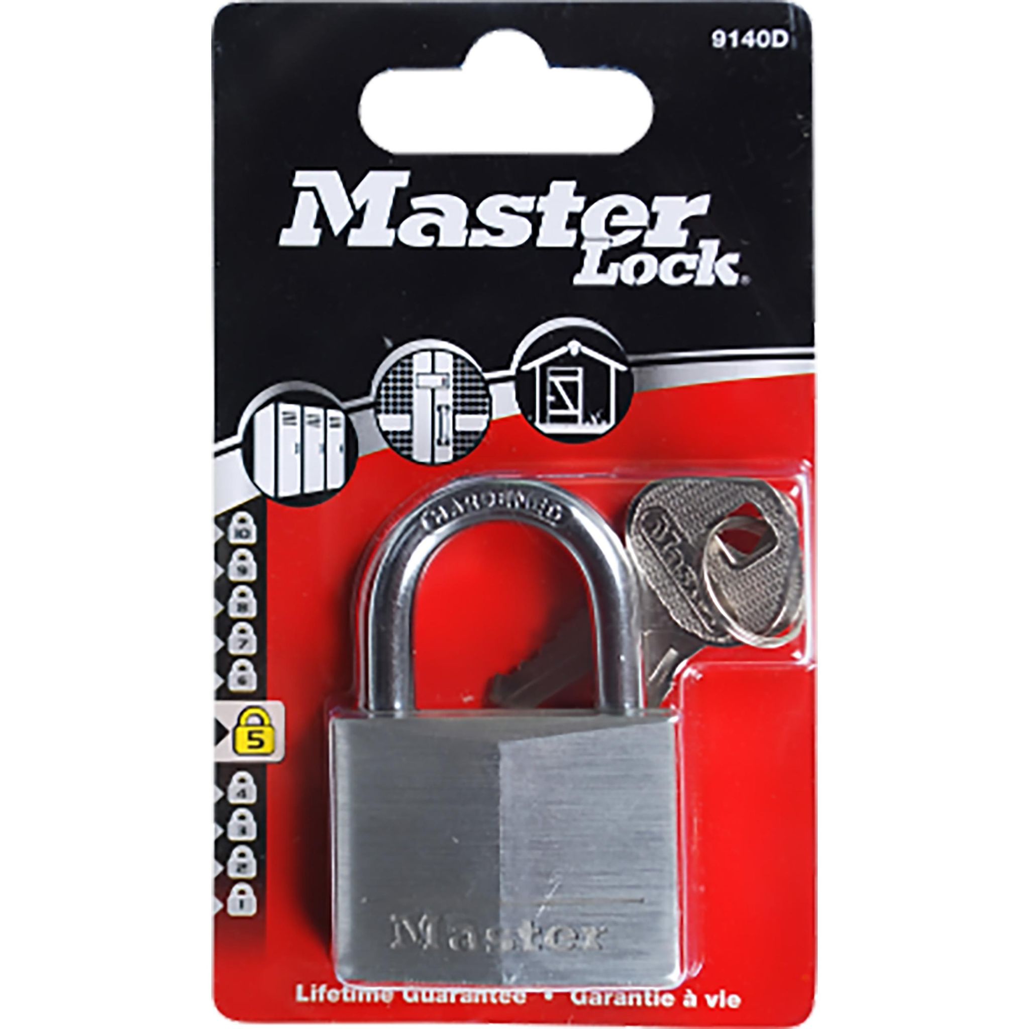 MASTER LOCK Cadenas 40 mm en aluminium massif