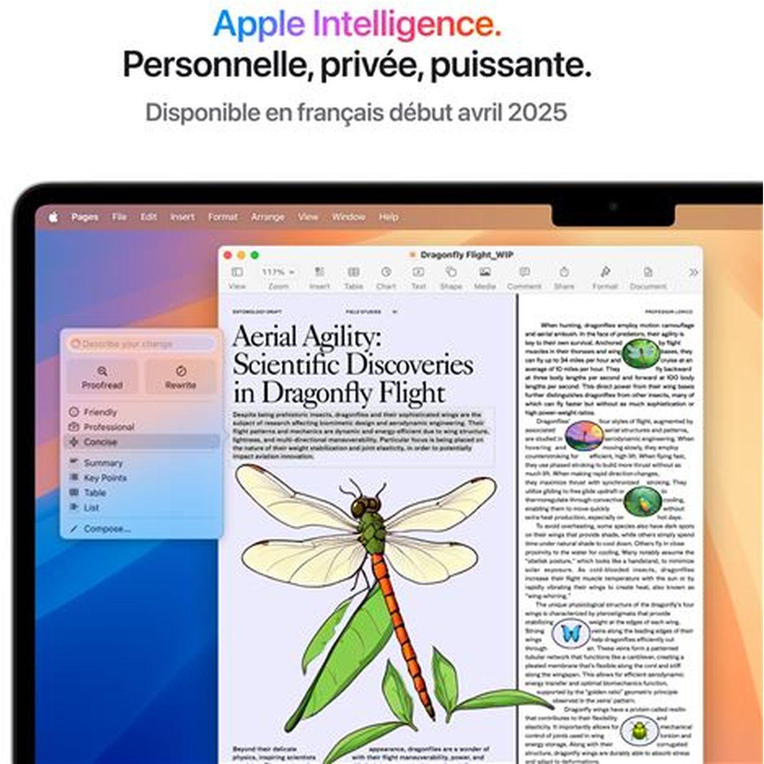 Voir la diapositive 6 : APPLE Ordinateur portable MacBook Air 15'' 512Go SSD 24Go RAM Puce M4 - Noir Midnight